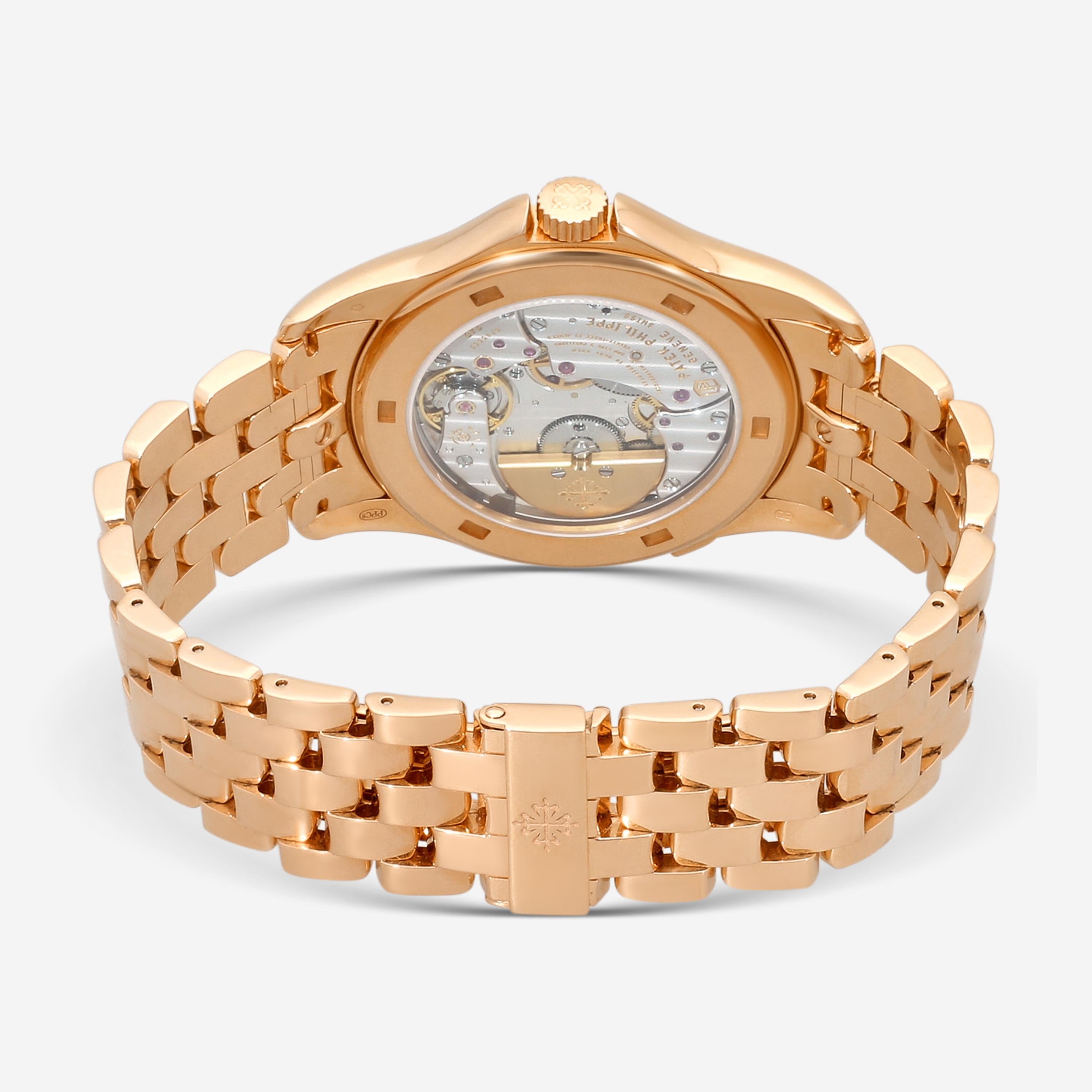 Patek Philippe World Time 18K Rose Gold Automatic Men's Watch 5130/1R-011 — view 3