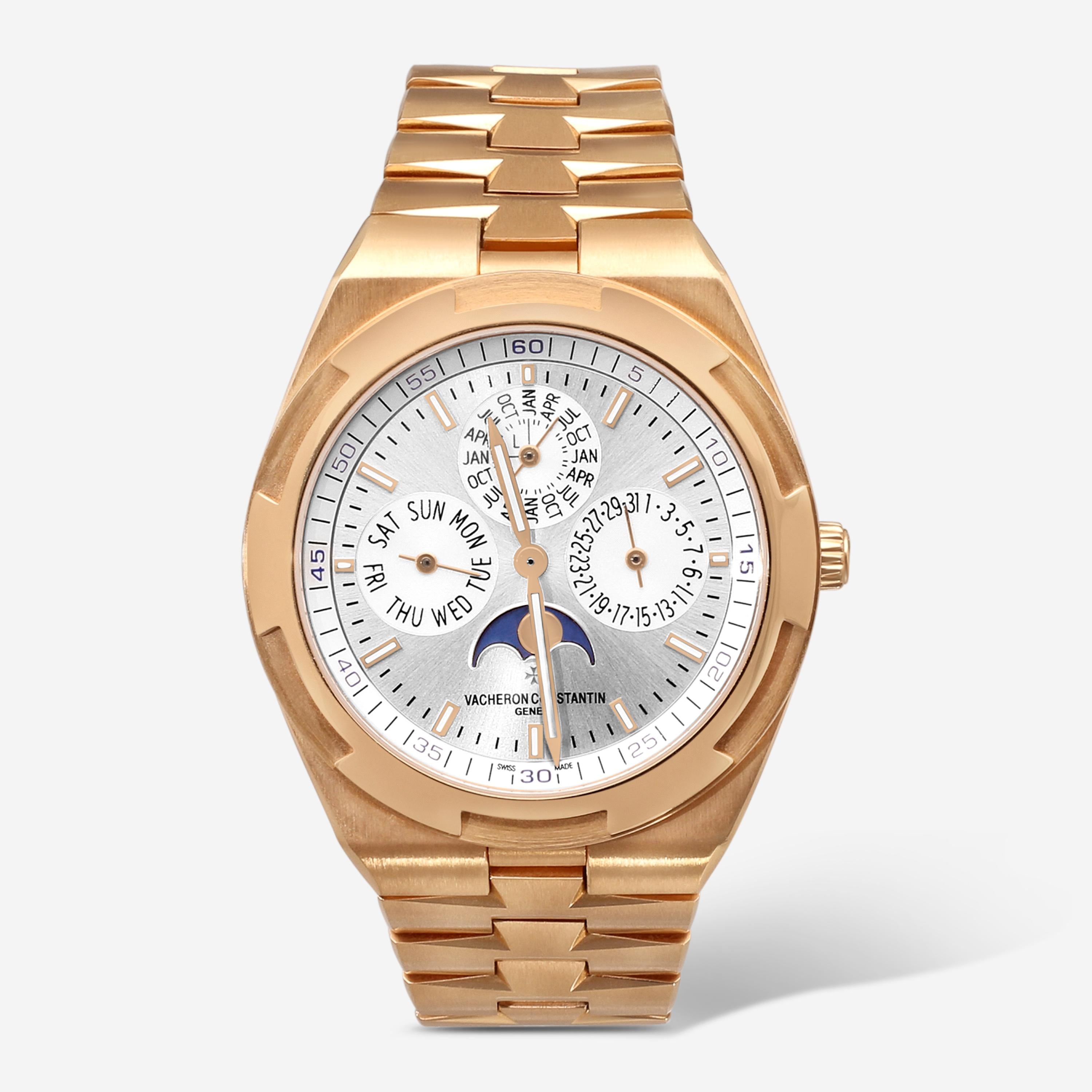 Vacheron Constantin Overseas Perpetual Calendar 18K Rose Gold Automatic Men's Watch X43R2612