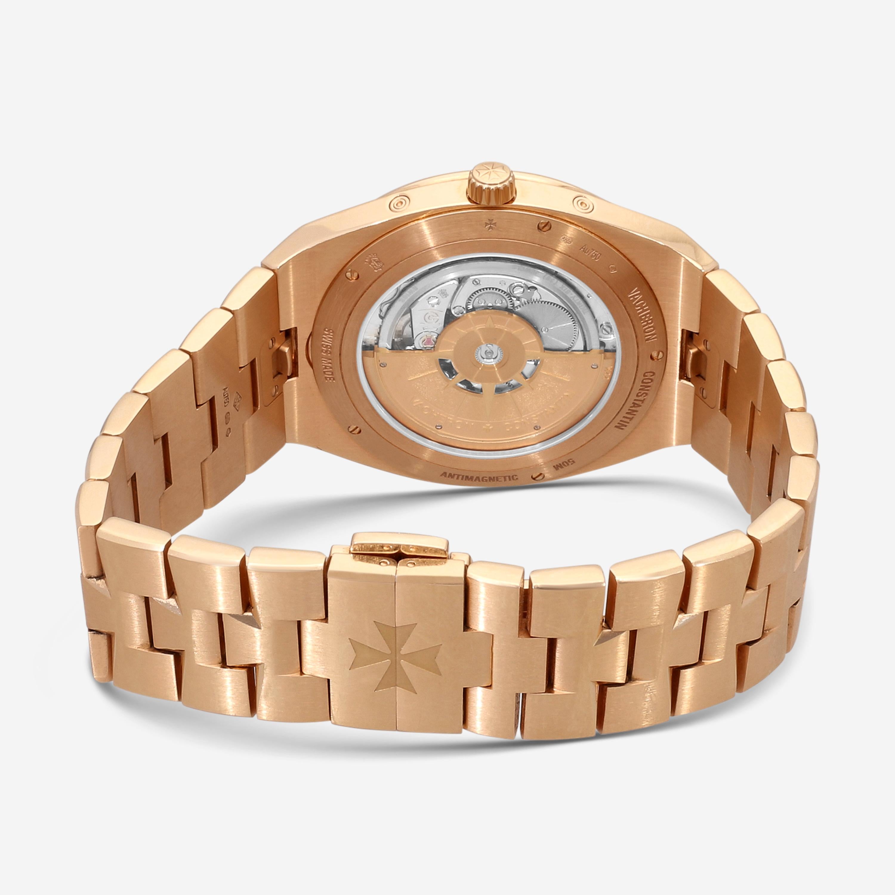 Vacheron Constantin Overseas Perpetual Calendar 18K Rose Gold Automatic Men's Watch X43R2612 — view 3