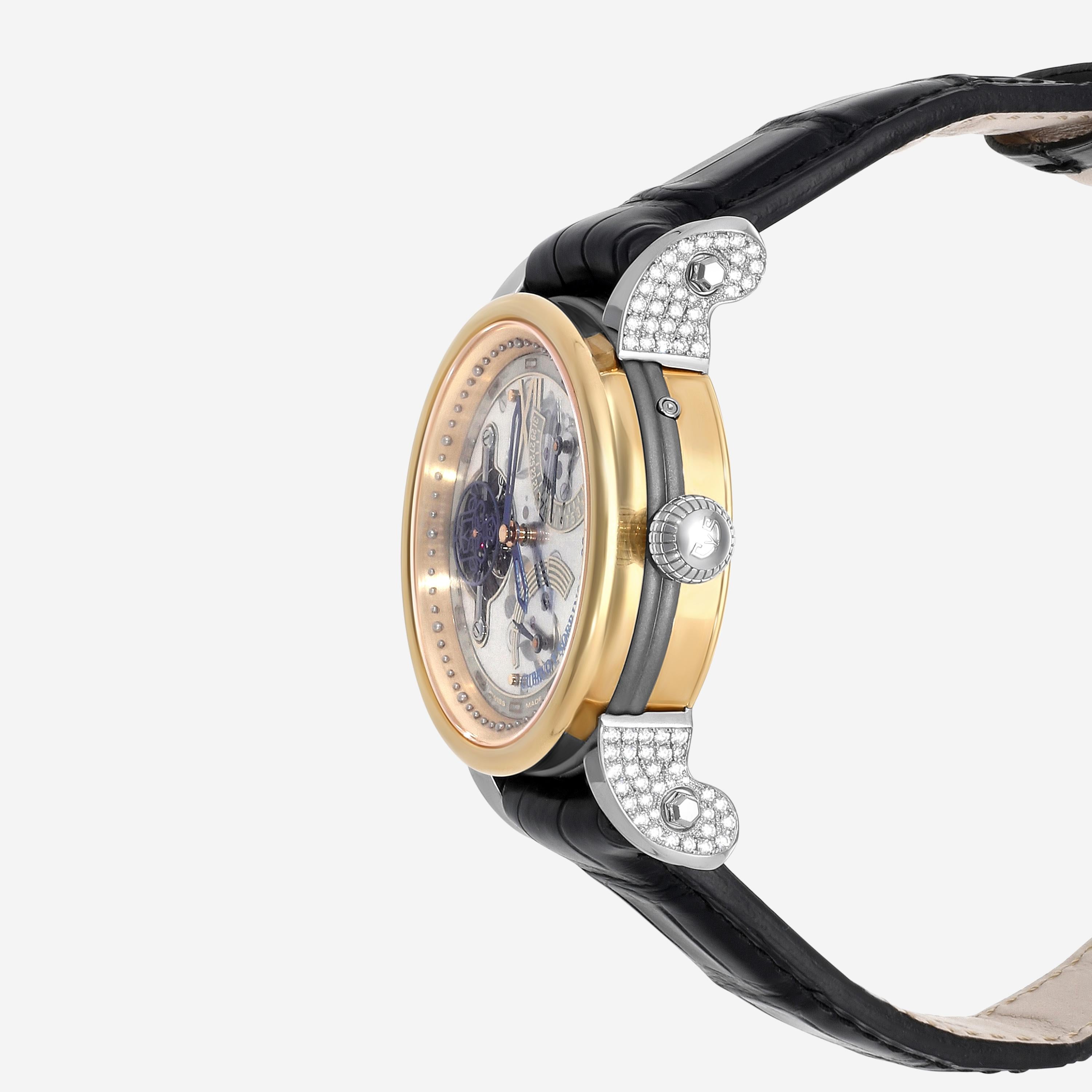 Cuervo y Sobrinos Torpedo Tourbillon 18K Rose Gold Manual Wind Men's Watch 3051.9Z-T — view 2