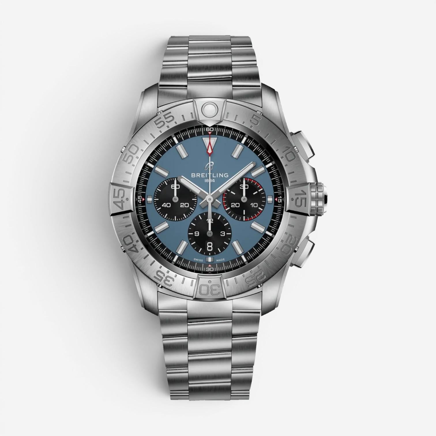 Breitling Super Avenger Chronograph Titanium Automatic Men's Watch EB0148101C1E1