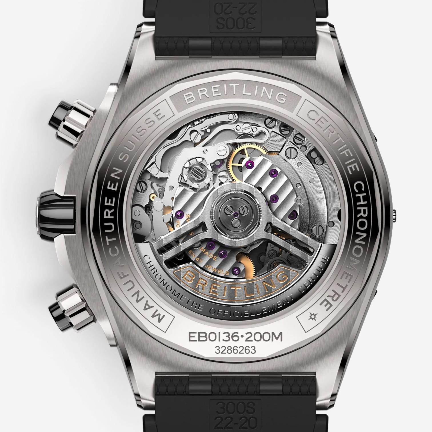 Breitling Super Chronomat Titanium Automatic Men's Watch EB0136251M1S1 — view 4