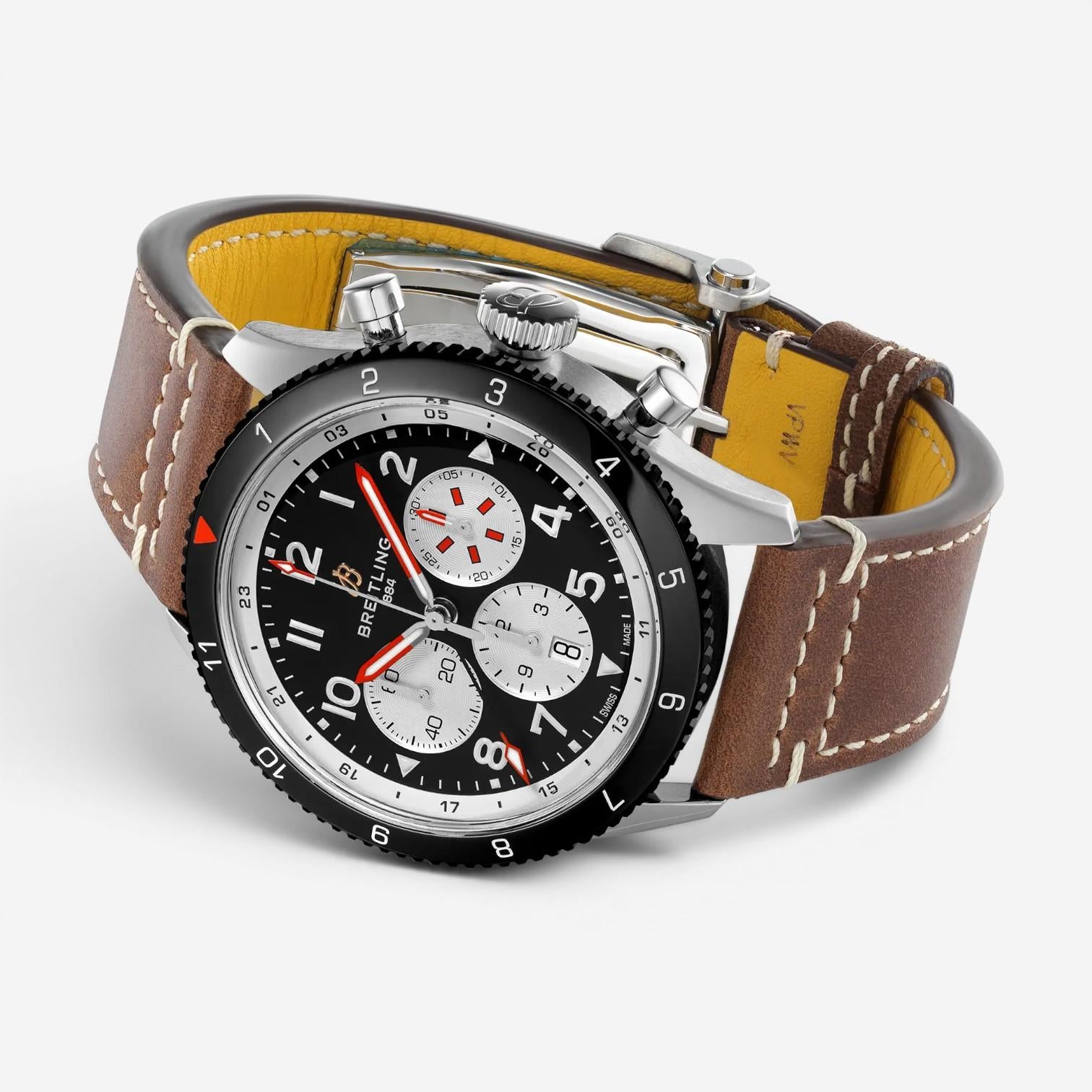 Breitling Classic AVI Super Stainless Steel Automatic Men's Watch YB04451A1B1X1 — view 3