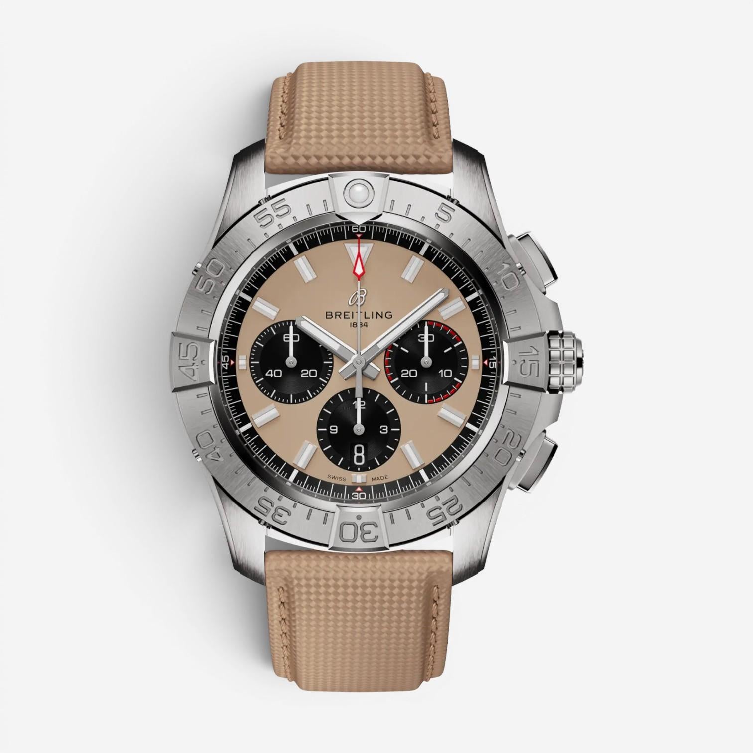 Breitling Avenger Chronograph Stainless Steel Automatic Men's Watch AB0147101A1X