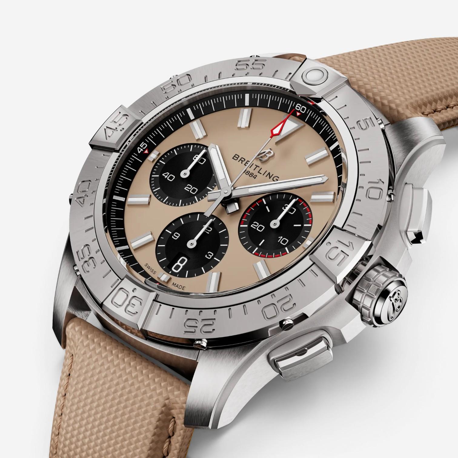 Breitling Avenger Chronograph Stainless Steel Automatic Men's Watch AB0147101A1X — view 2