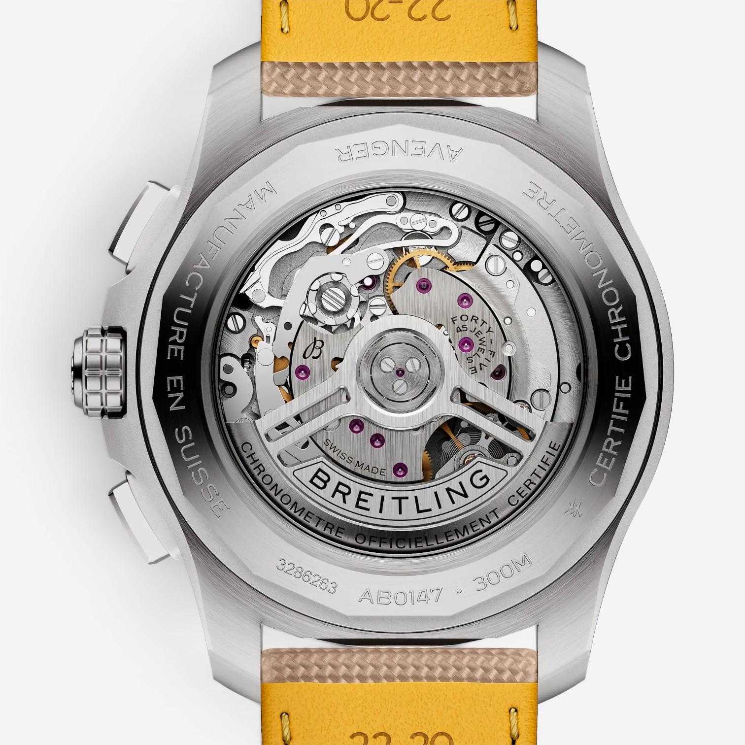 Breitling Avenger Chronograph Stainless Steel Automatic Men's Watch AB0147101A1X — view 4