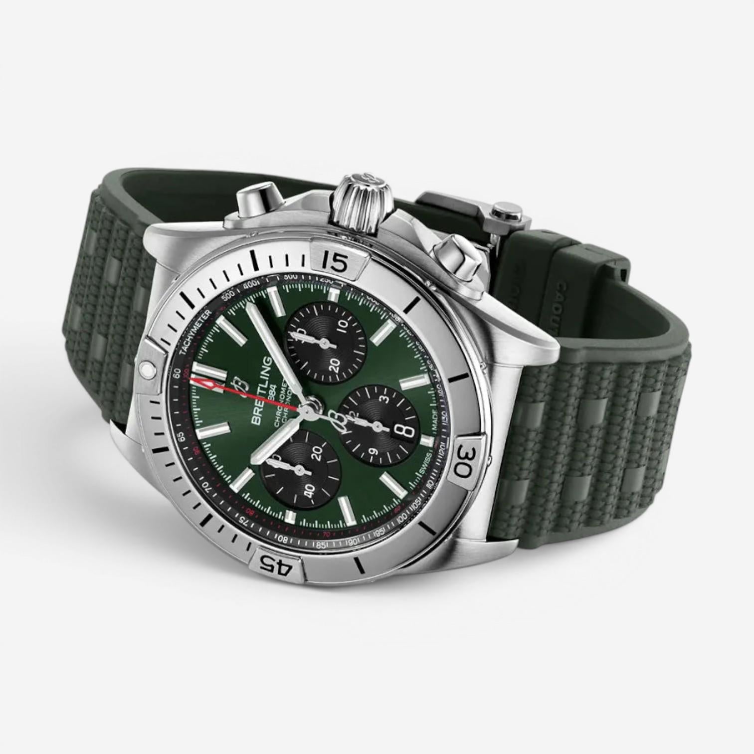 Breitling Chronomat Chronograph Stainless Steel Automatic Men's Watch AB0134101L — view 3
