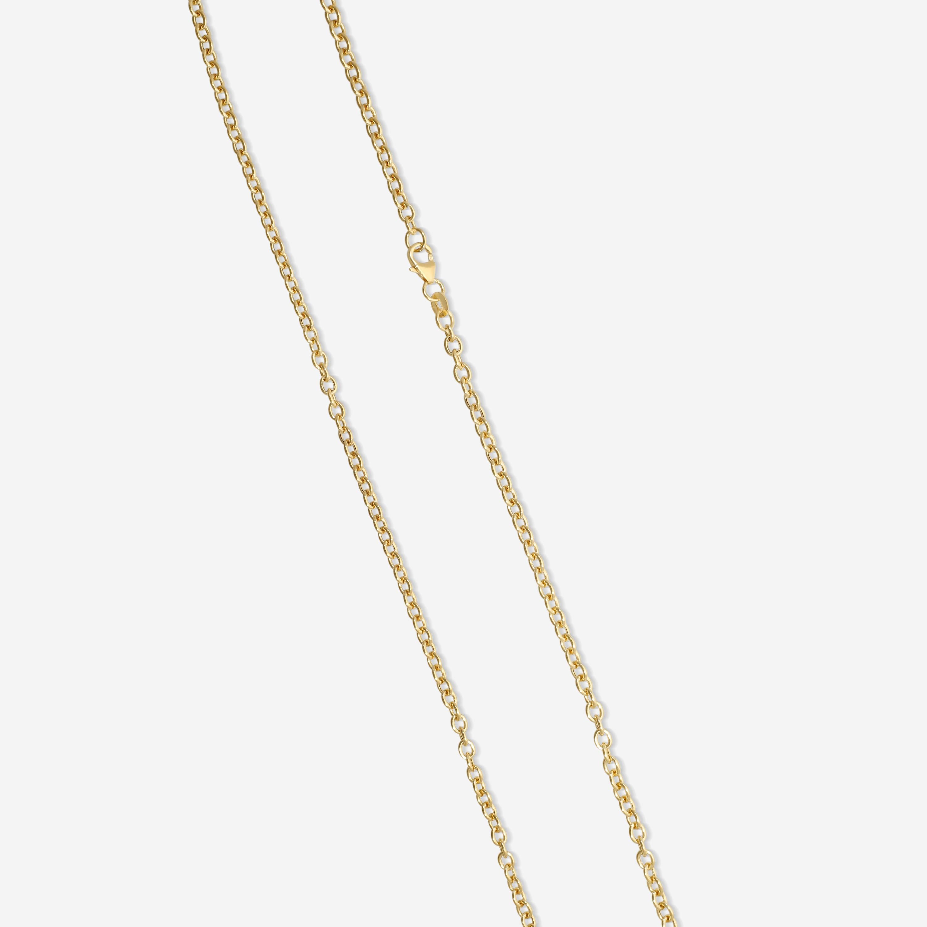Goshwara G-One 18K Yellow Gold Emerald Pendant Necklace JP0325-EMY — view 3