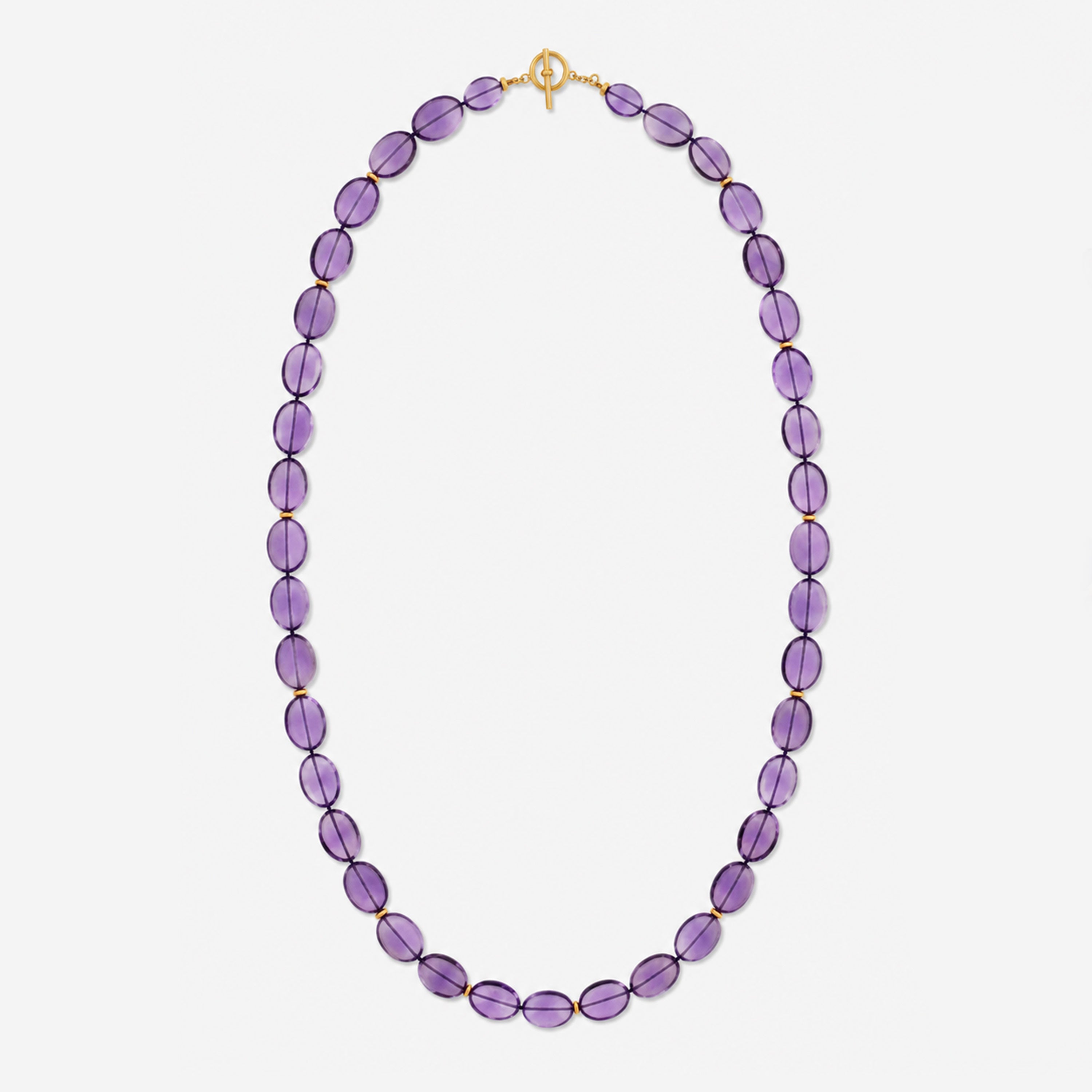 Goshwara Beyond 18K Rose Gold Amethyst Necklace JN0055-006-AM