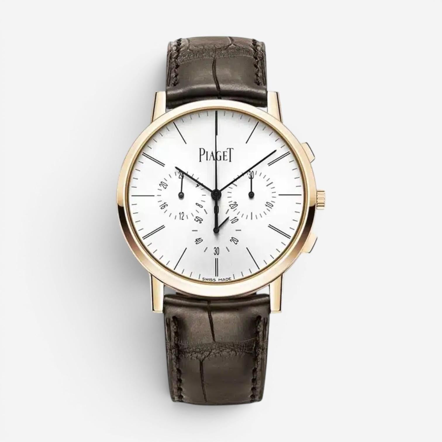 Piaget Altiplano Chronograph 18K Rose Gold Manual Wind Men's Watch G0A40030