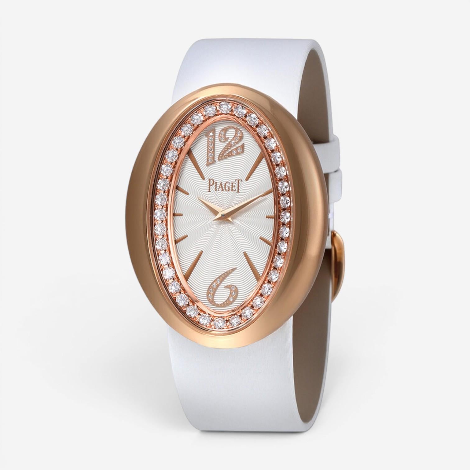 Piaget Limelight 18K Rose Gold Diamond Quartz Ladies Watch G0A32096