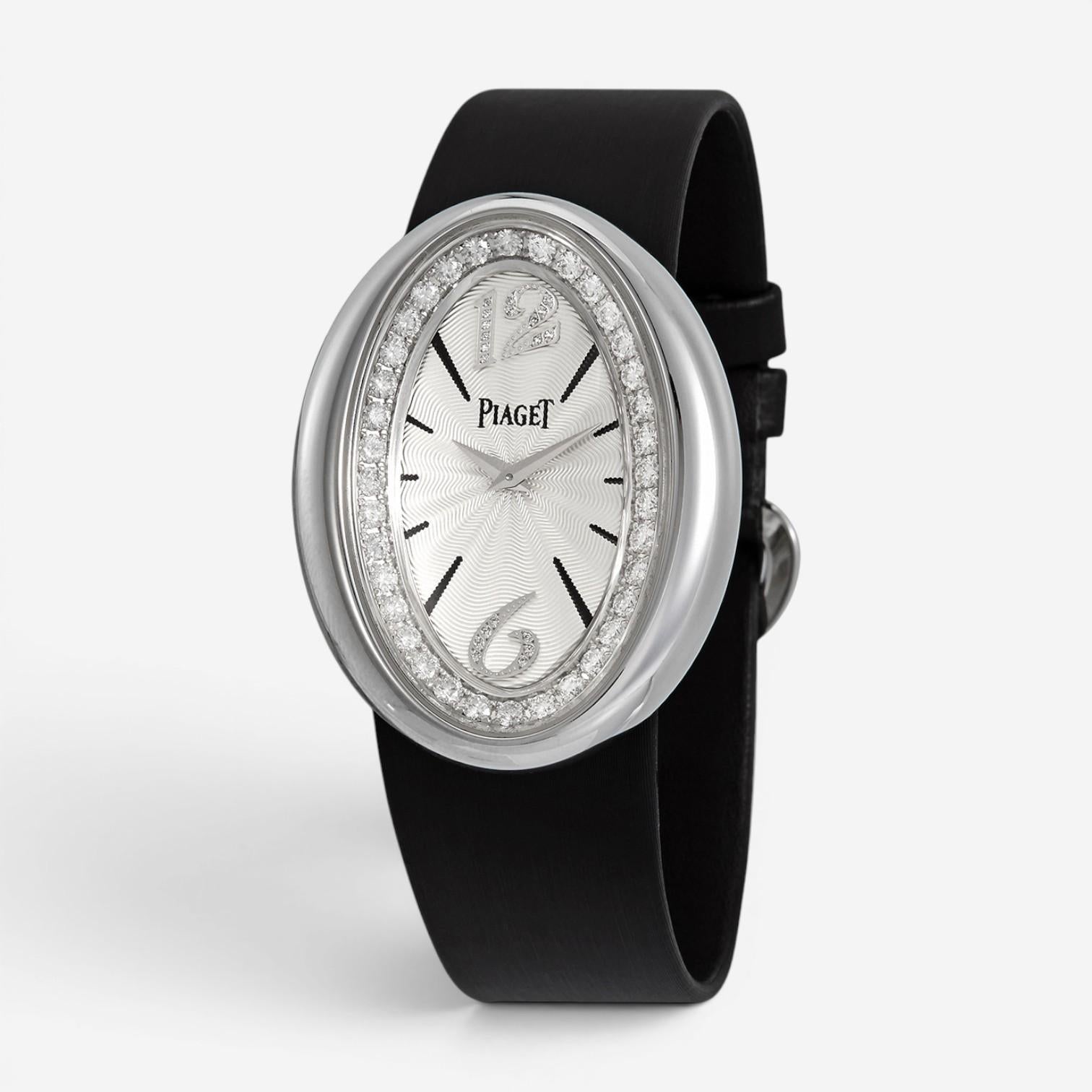 Piaget Limelight 18K White Gold Diamond Quartz Ladies Watch G0A32099