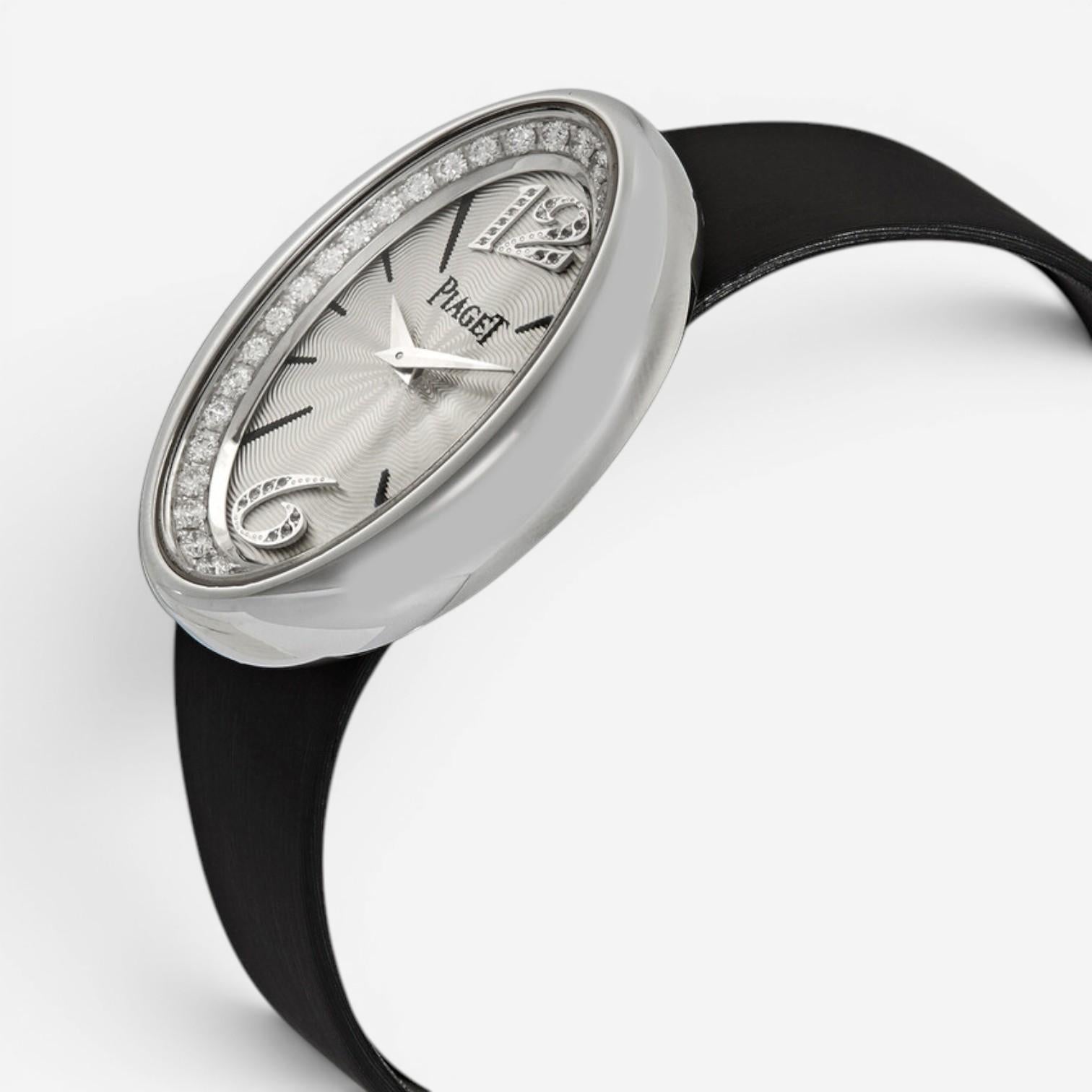 Piaget Limelight 18K White Gold Diamond Quartz Ladies Watch G0A32099 — view 2