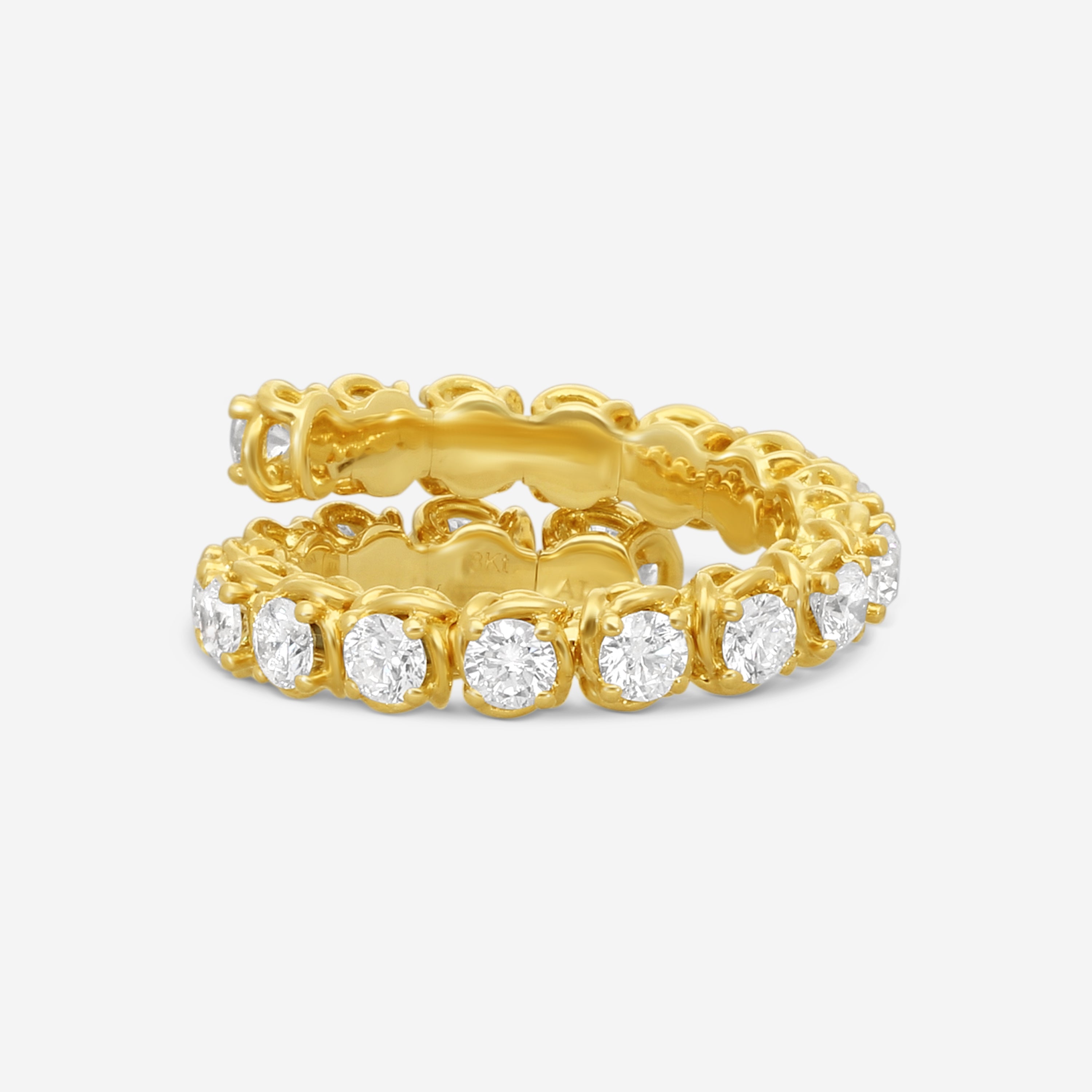 Ina Mar 18K Yellow Gold 2.02 ctw. Round Diamond Wrap Ring Sz. 6 ARR20051BS-YQJ065 — view 3