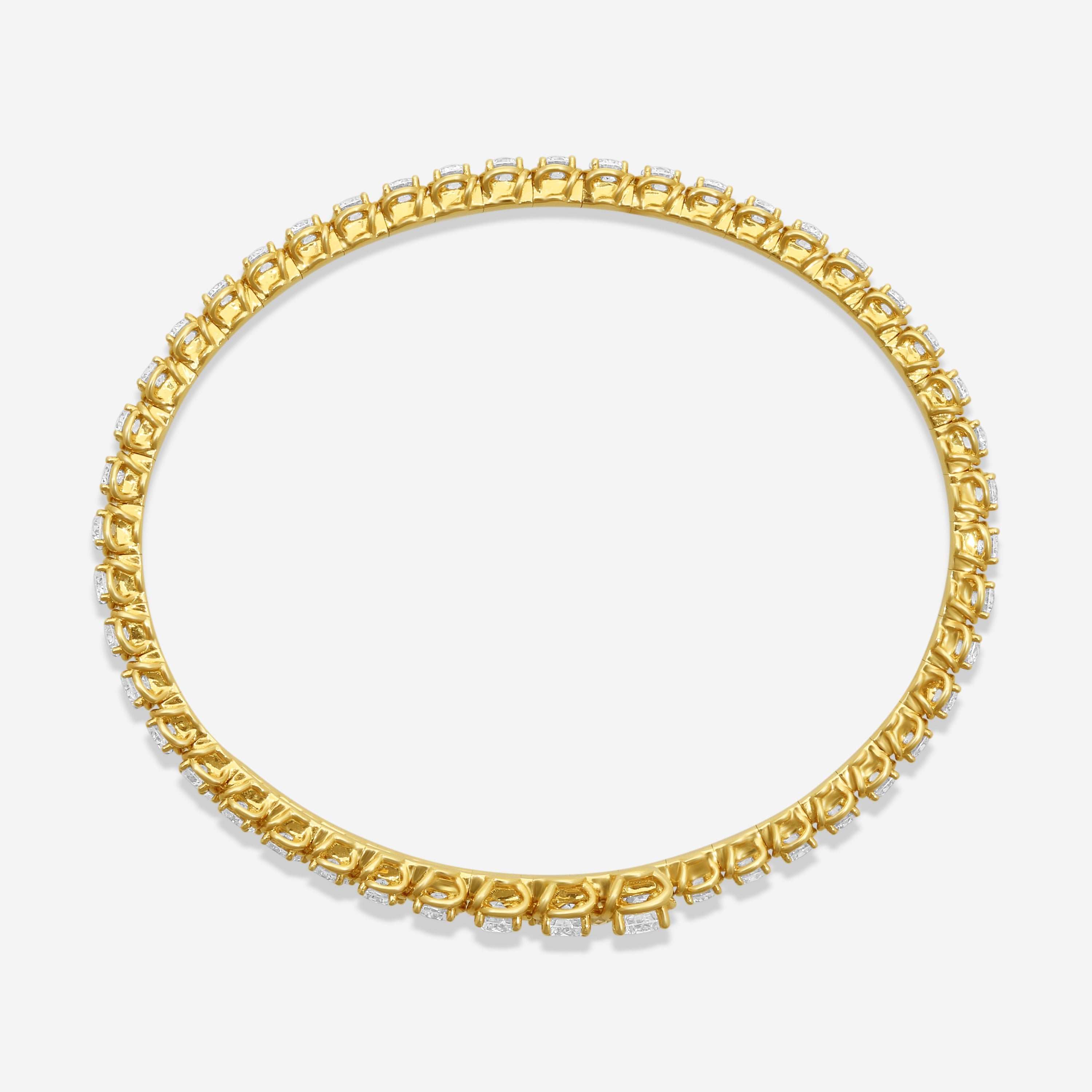 Ina Mar 18K Yellow Gold 4.20 ctw. Round Diamond Wrap Bracelet ABR23478EP-YQJ070 — view 2