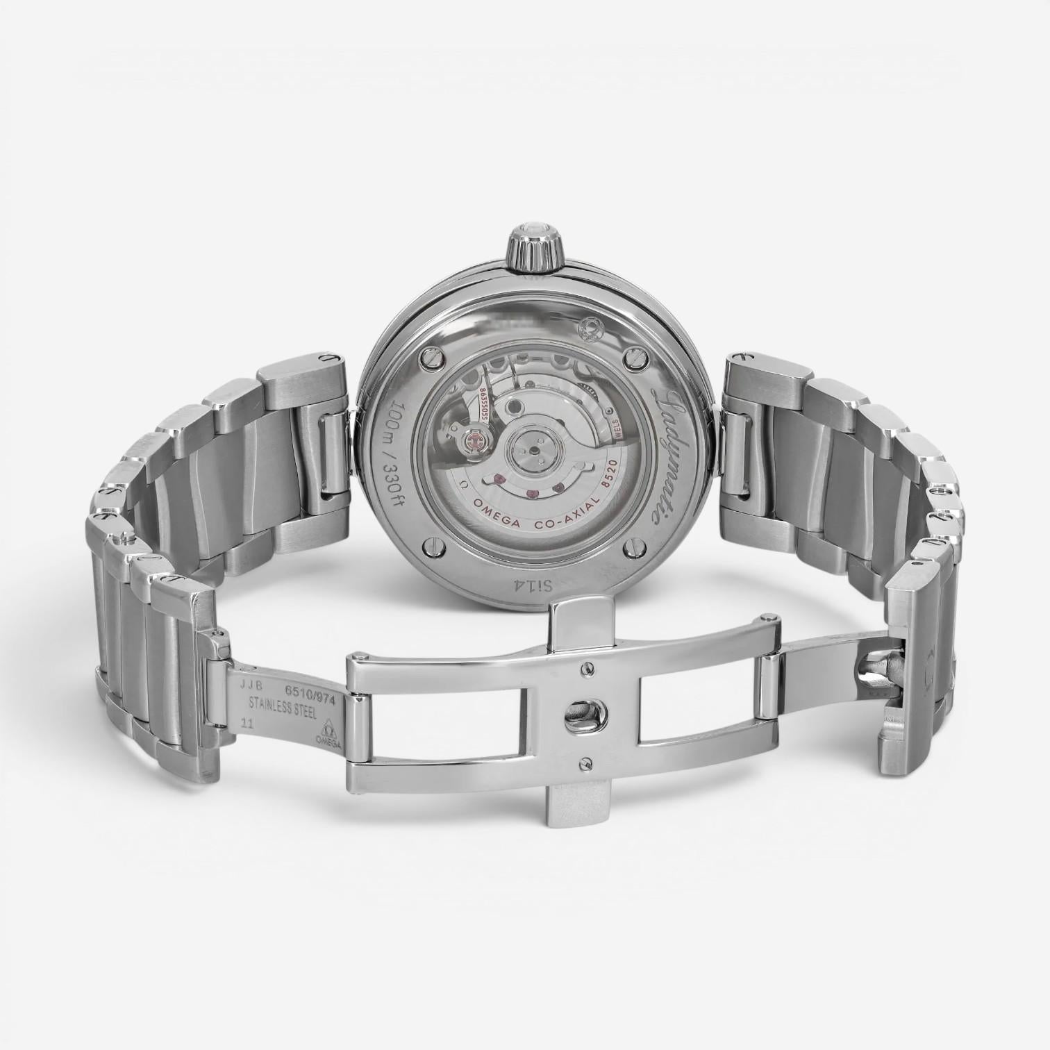 Omega De Ville Ladymatic Diamond Stainless Steel Automatic Ladies Watch 425.35.3 — view 5
