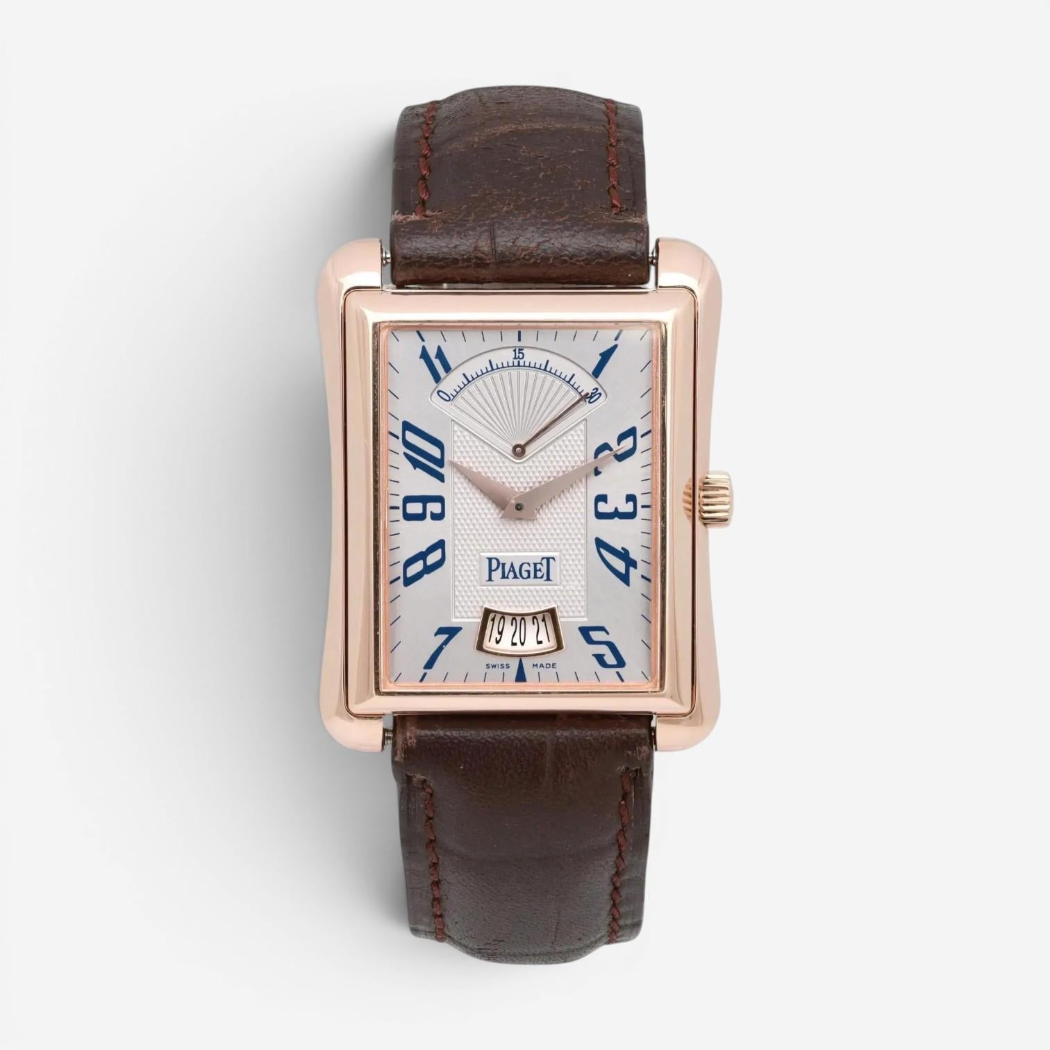 Piaget Emperador Date Retrograde 18K Rose Gold Automatic Men's Watch P10109
