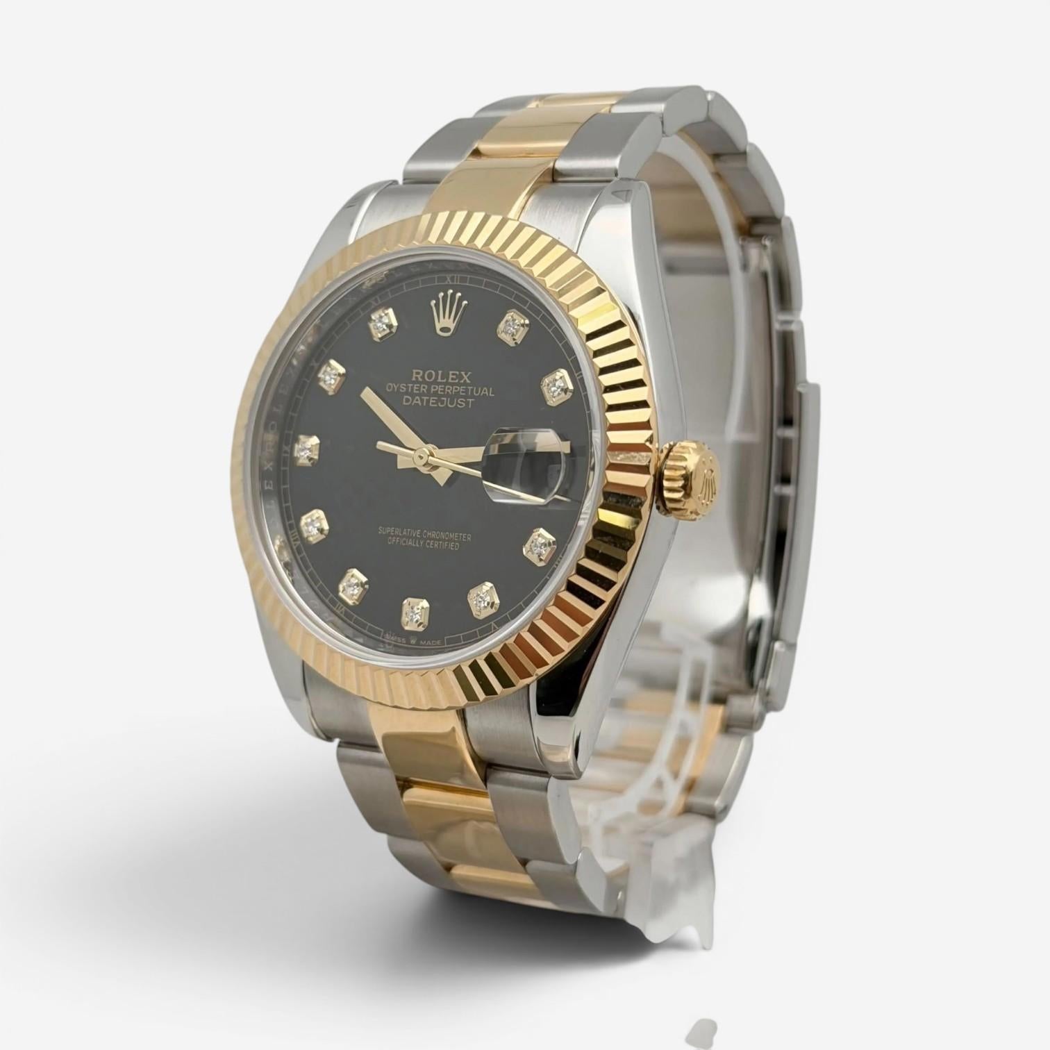 Rolex Datejust Stainless Steel Diamond Automatic Men's Watch 126333 — view 2