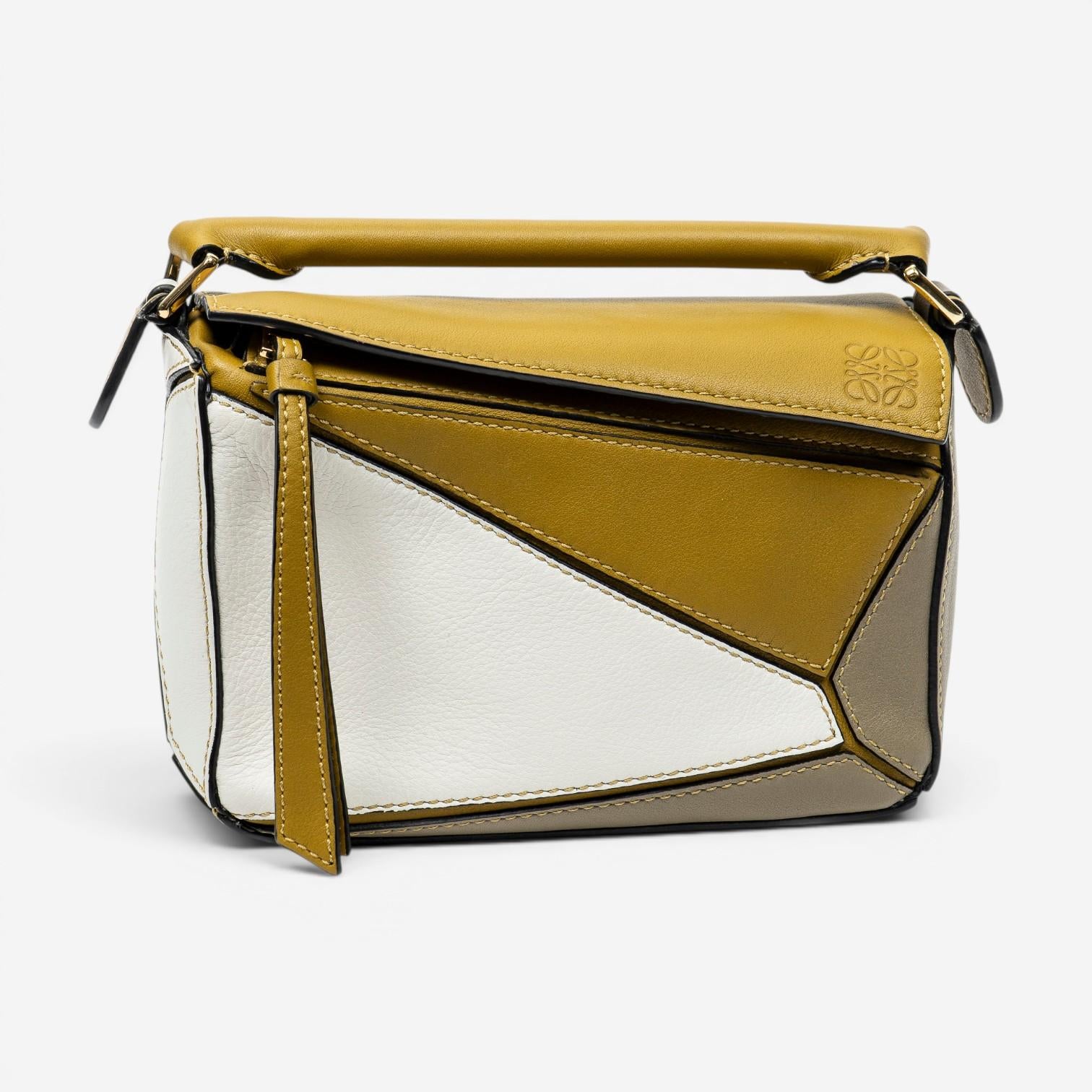 Loewe Mini Puzzle Calfskin Leather Crossbody Bag ABC6383