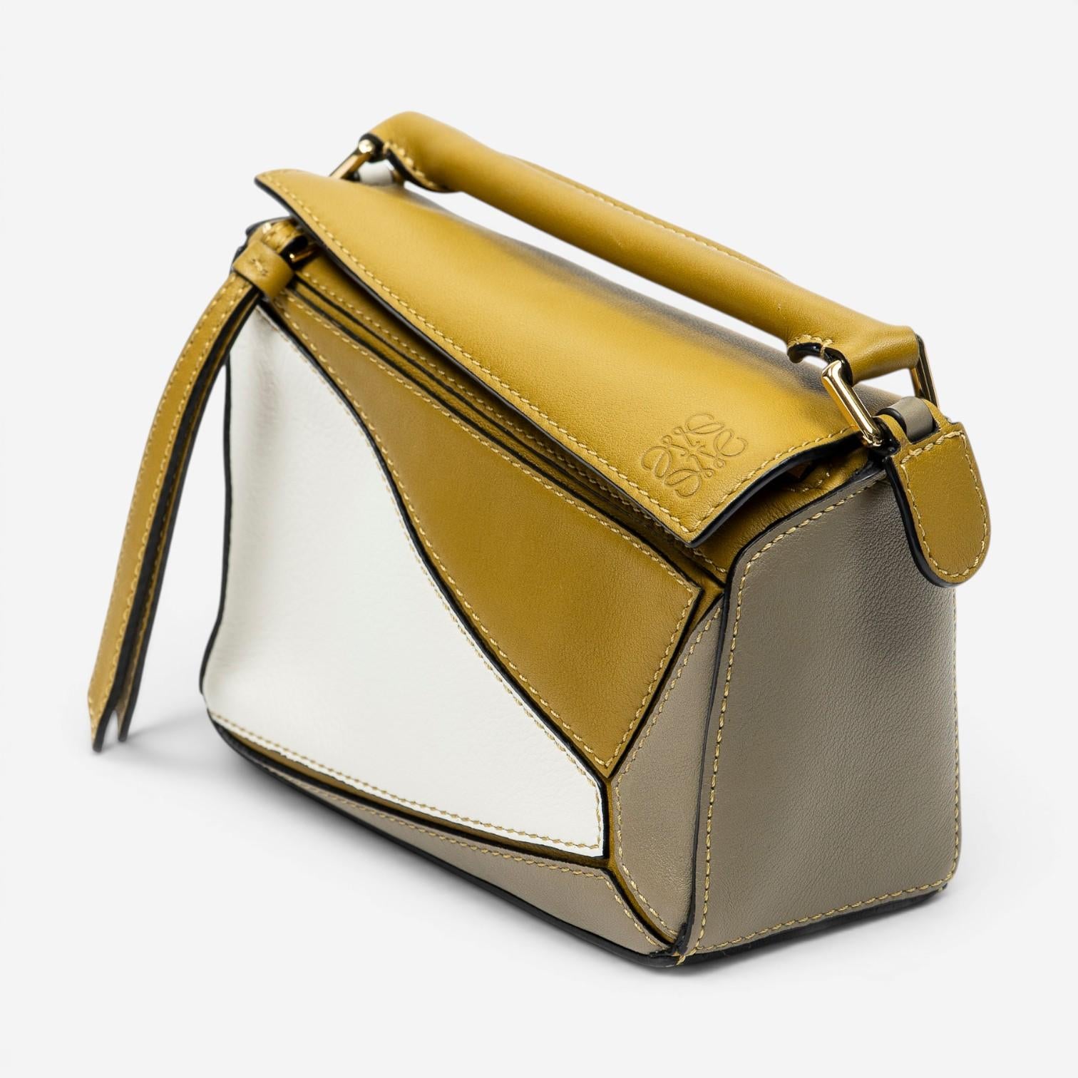 Loewe Mini Puzzle Calfskin Leather Crossbody Bag ABC6383 — view 2