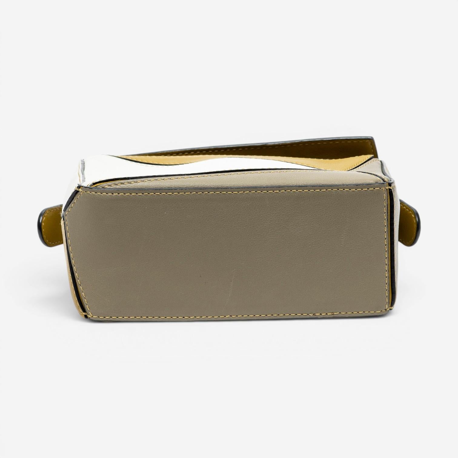 Loewe Mini Puzzle Calfskin Leather Crossbody Bag ABC6383 — view 5