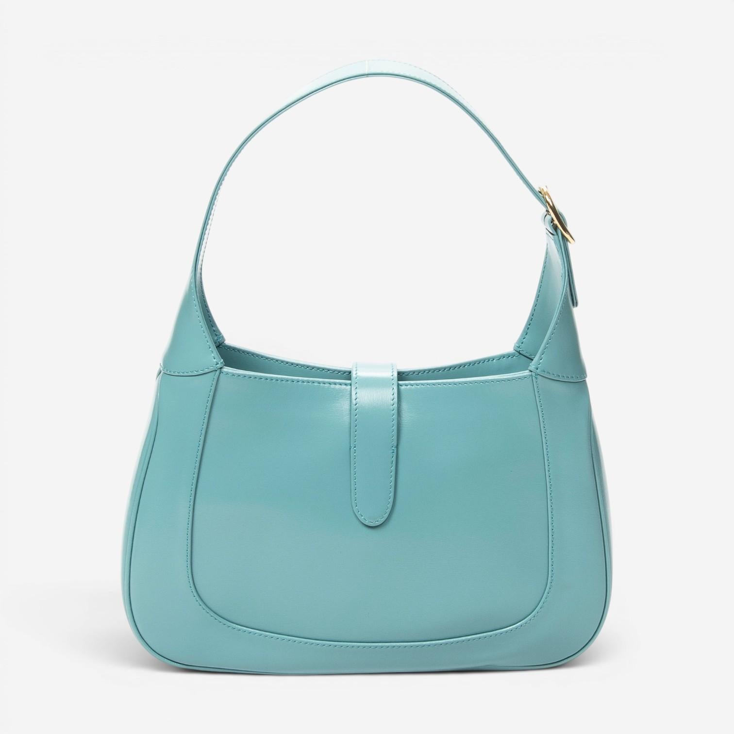 Gucci Jackie 1961 Small Light Blue Calfskin Leather Shoulder Bag ABD0110 — view 5