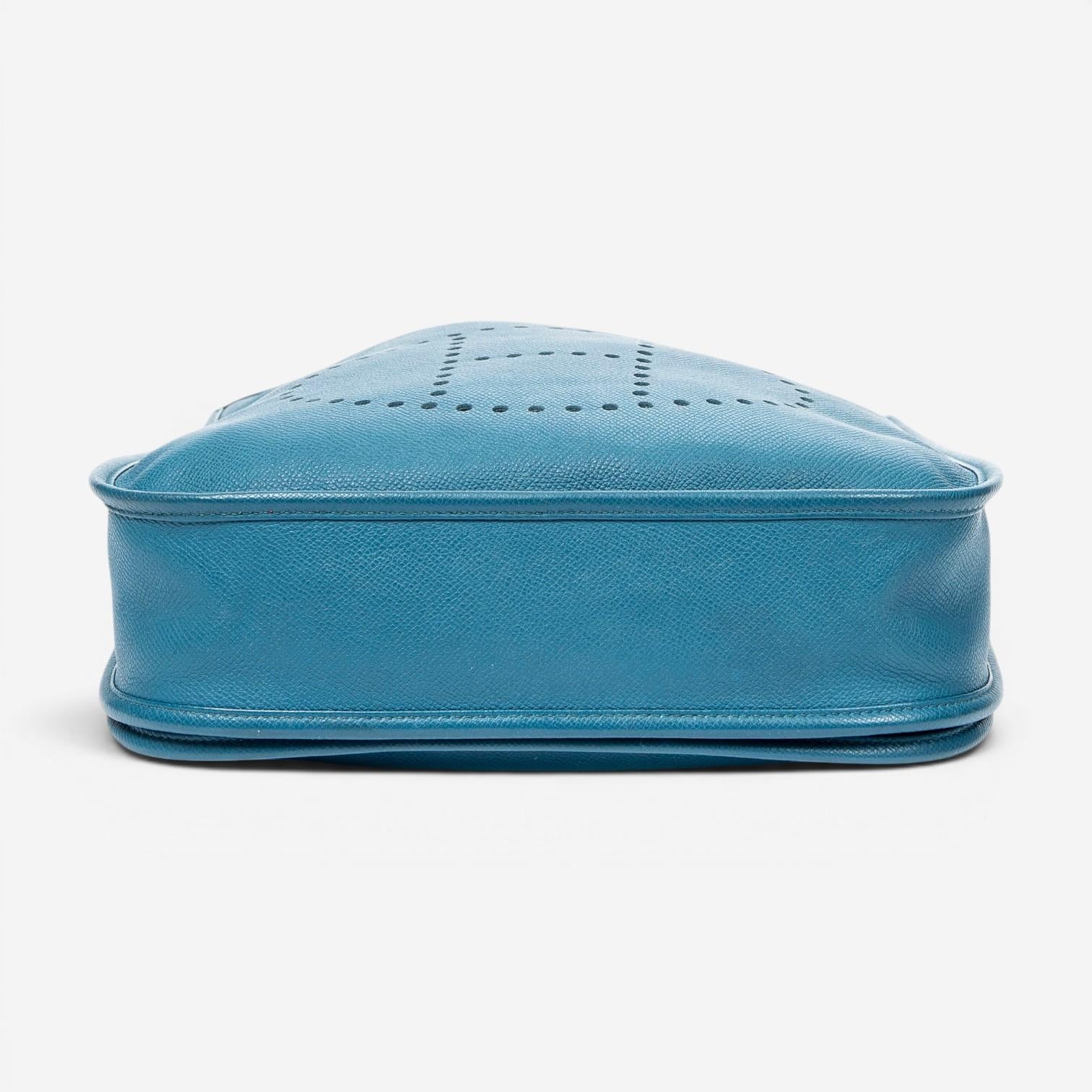 Hermès Evelyne III PM Bleu Colvert Epsom Leather Crossbody Bag ABA8405 — view 5