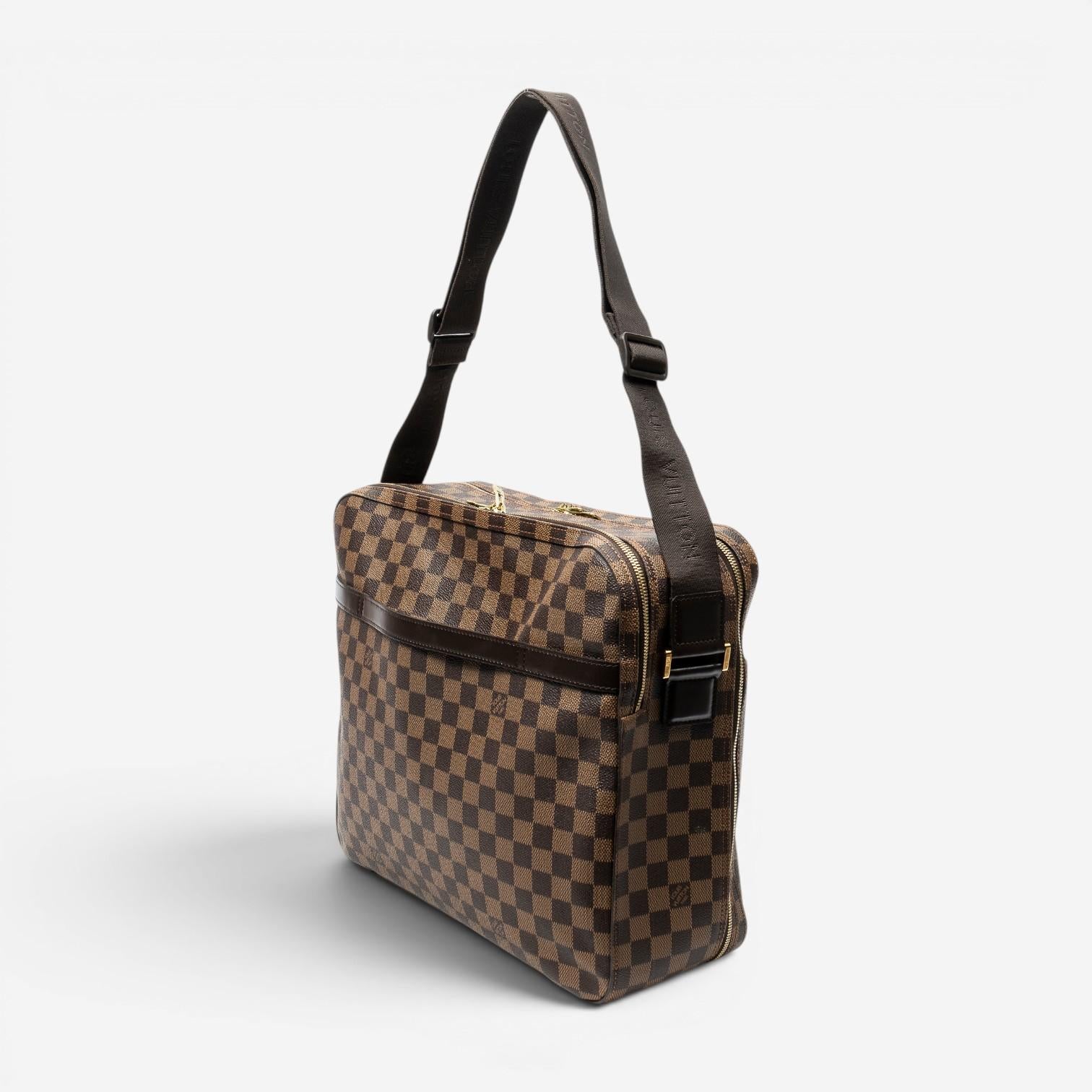 Louis Vuitton Dorsoduro Brown Damier Ebene Coated Canvas Shoulder Bag ABC4290 — view 2