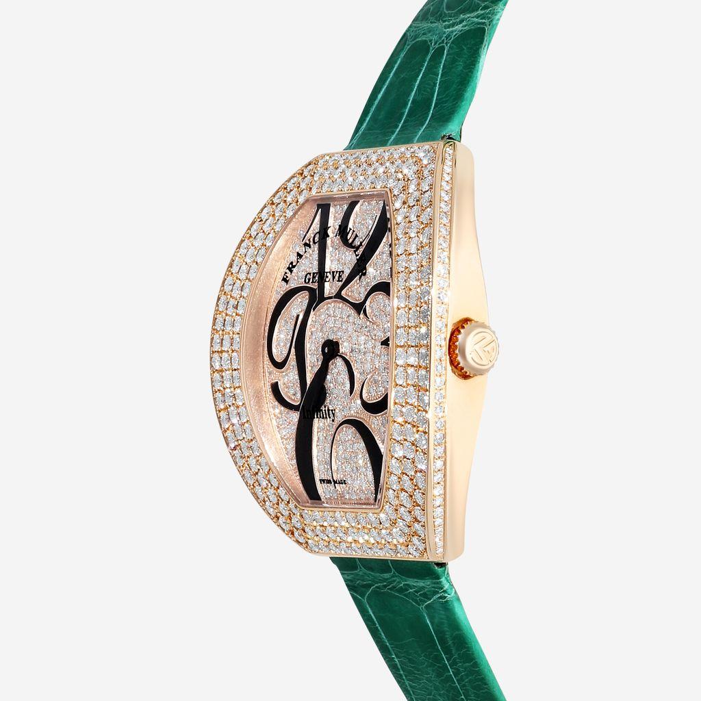 Franck Muller Infinity 18K Rose Gold Diamond Quartz Ladies Watch 3540QZAD4CD — view 2