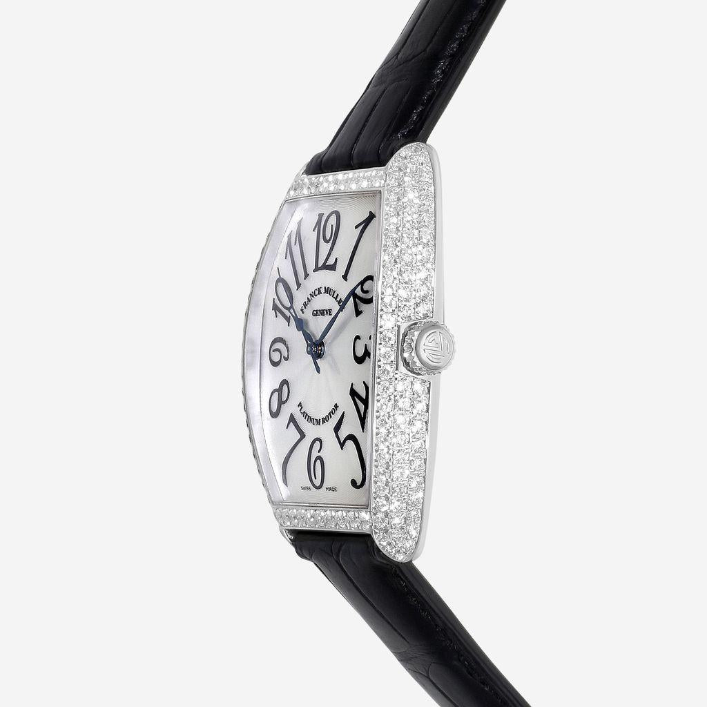 Franck Muller Cintree Curvex 18K White Gold Diamond Automatic Ladies Watch 6850 — view 2