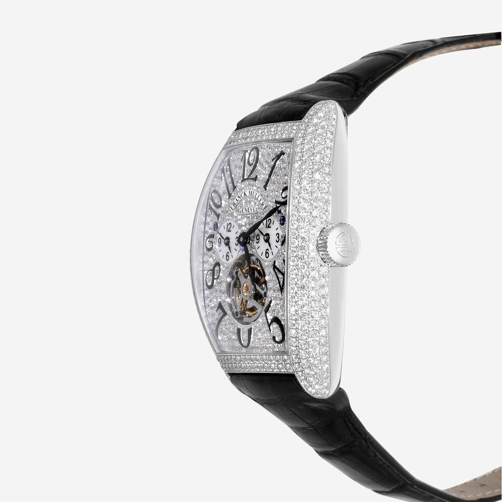 Franck Muller Cintree Curvex Master Banker 18K White Gold Tourbillon Automatic Men's Watch 8880 — view 2