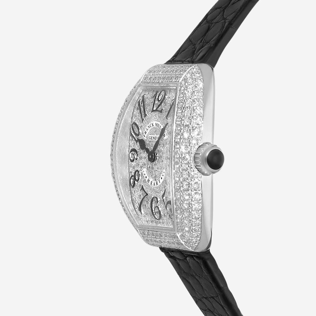 Franck Muller Heart 18K White Gold Diamond Quartz Ladies Watch 5002SQZD3CD — view 2
