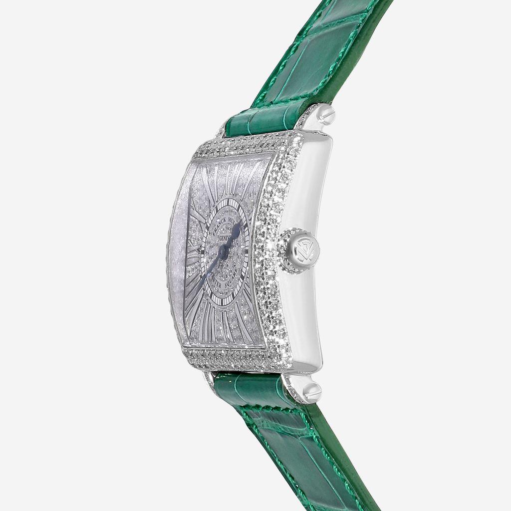 Franck Muller Master Square 18K White Gold Diamond Quartz Unisex Watch 6002LQZDC — view 2
