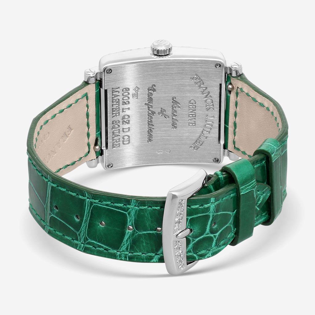 Franck Muller Master Square 18K White Gold Diamond Quartz Unisex Watch 6002LQZDC — view 3