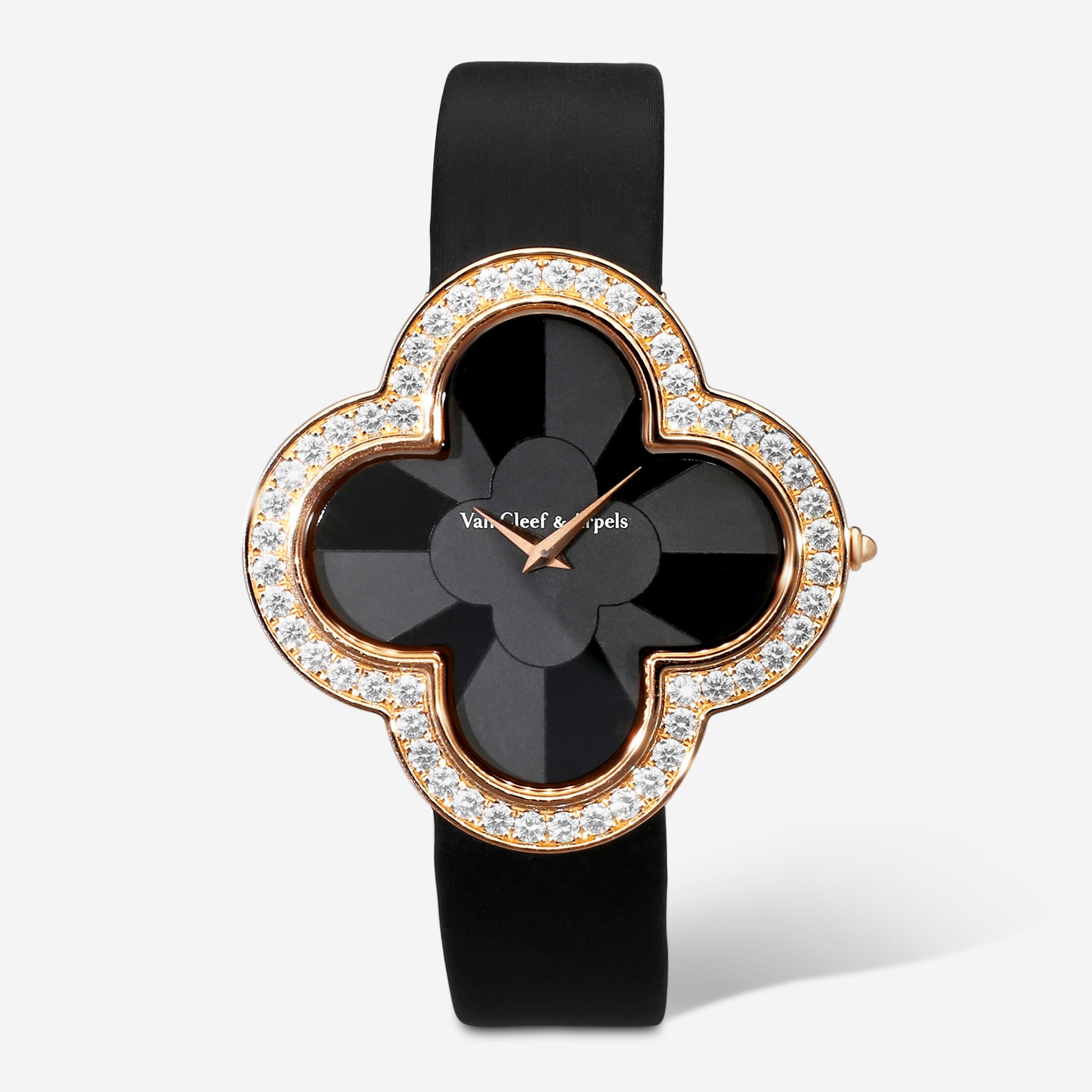 Van Cleef & Arpels Alhambra Talisman 18K Rose Gold Quartz Ladies Watch VCARO3020