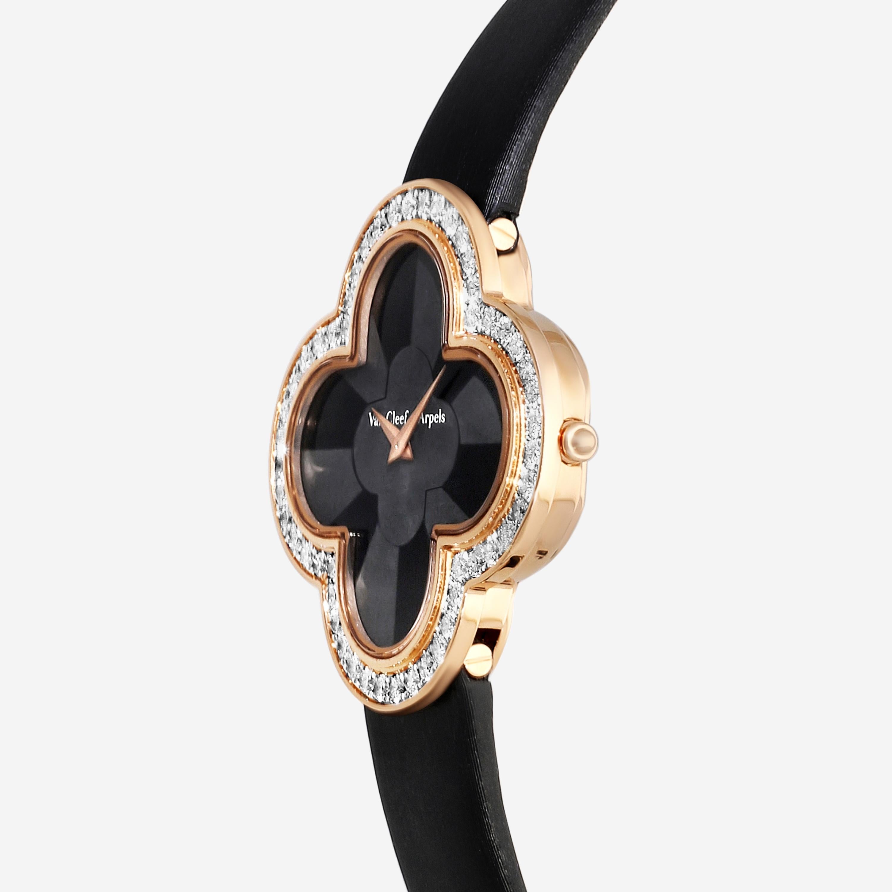 Van Cleef & Arpels Alhambra Talisman 18K Rose Gold Quartz Ladies Watch VCARO3020 — view 2