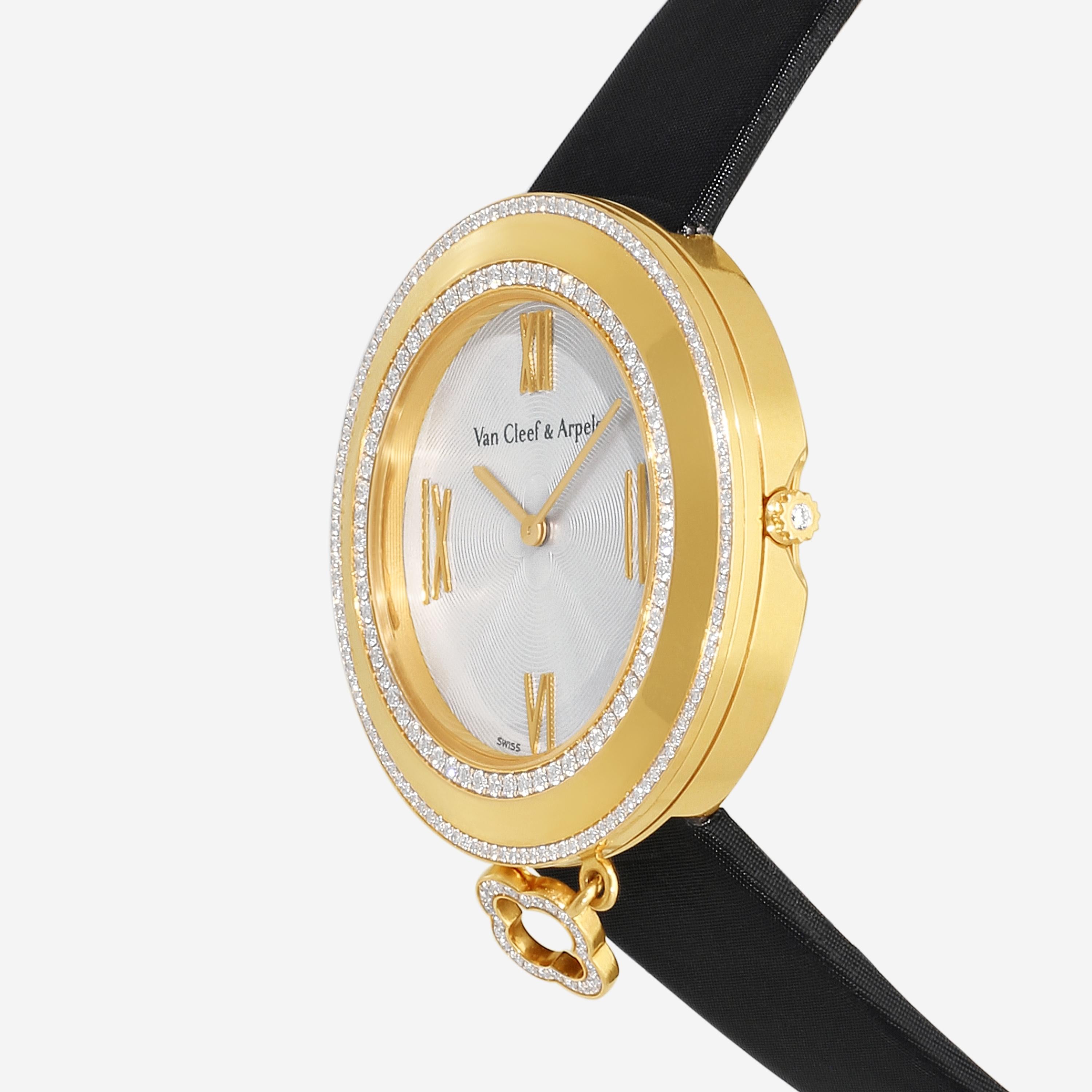 Van Cleef & Arpels Charms 18K Rose Gold Diamond Quartz Ladies Watch VCARM95100 — view 2