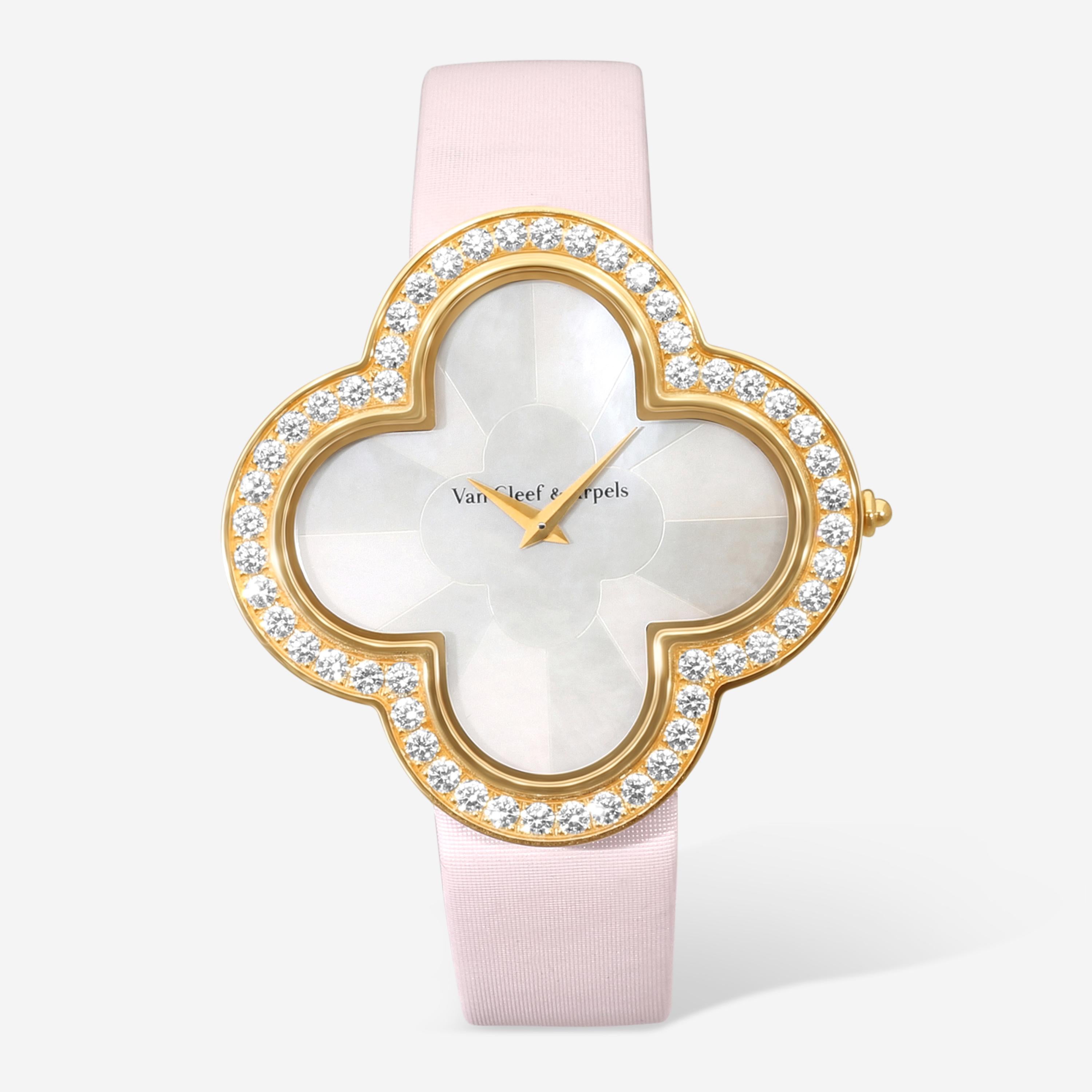 Van Cleef & Arpels Alhambra Talisman 18K Rose Gold Quartz Ladies Watch 257274