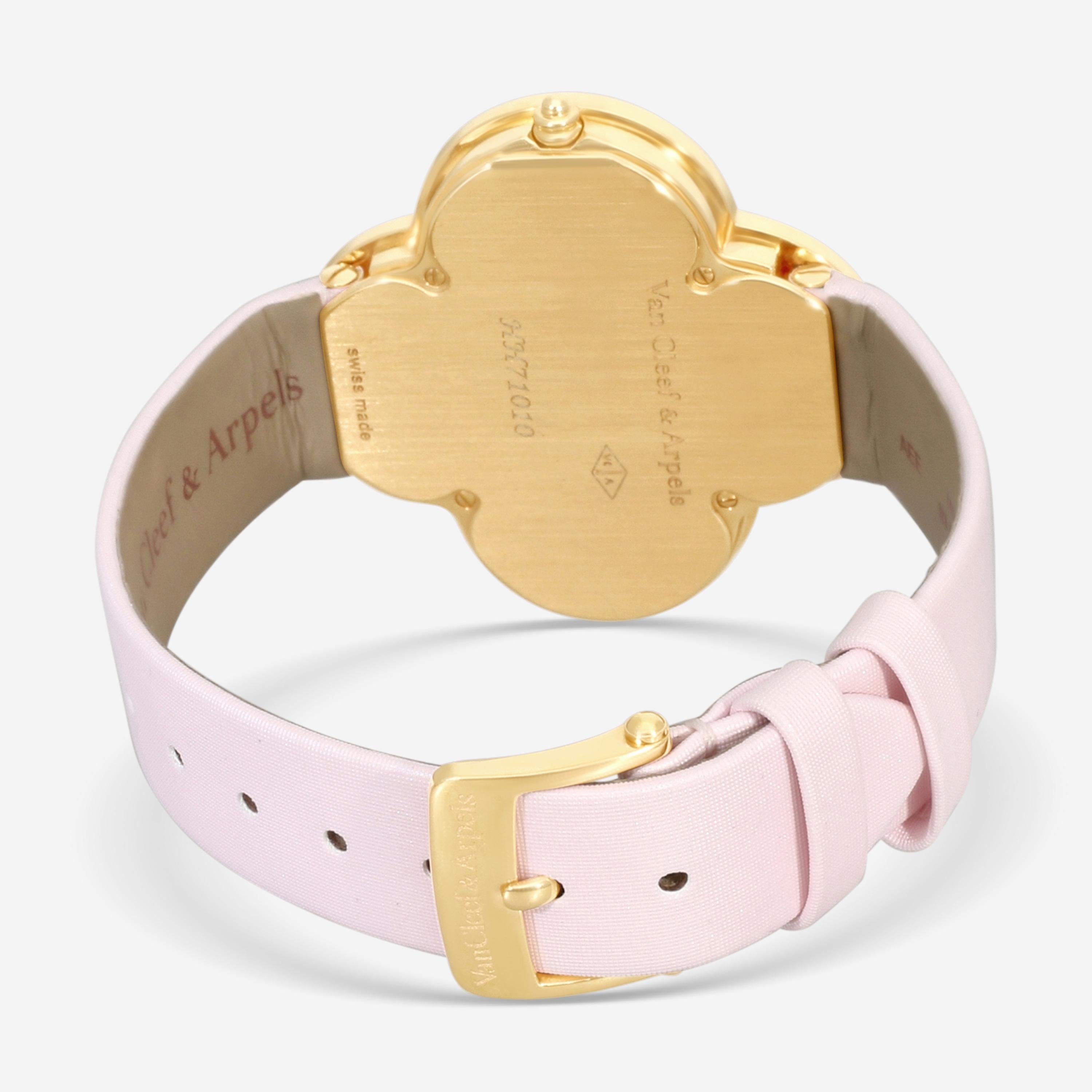 Van Cleef & Arpels Alhambra Talisman 18K Rose Gold Quartz Ladies Watch 257274 — view 3
