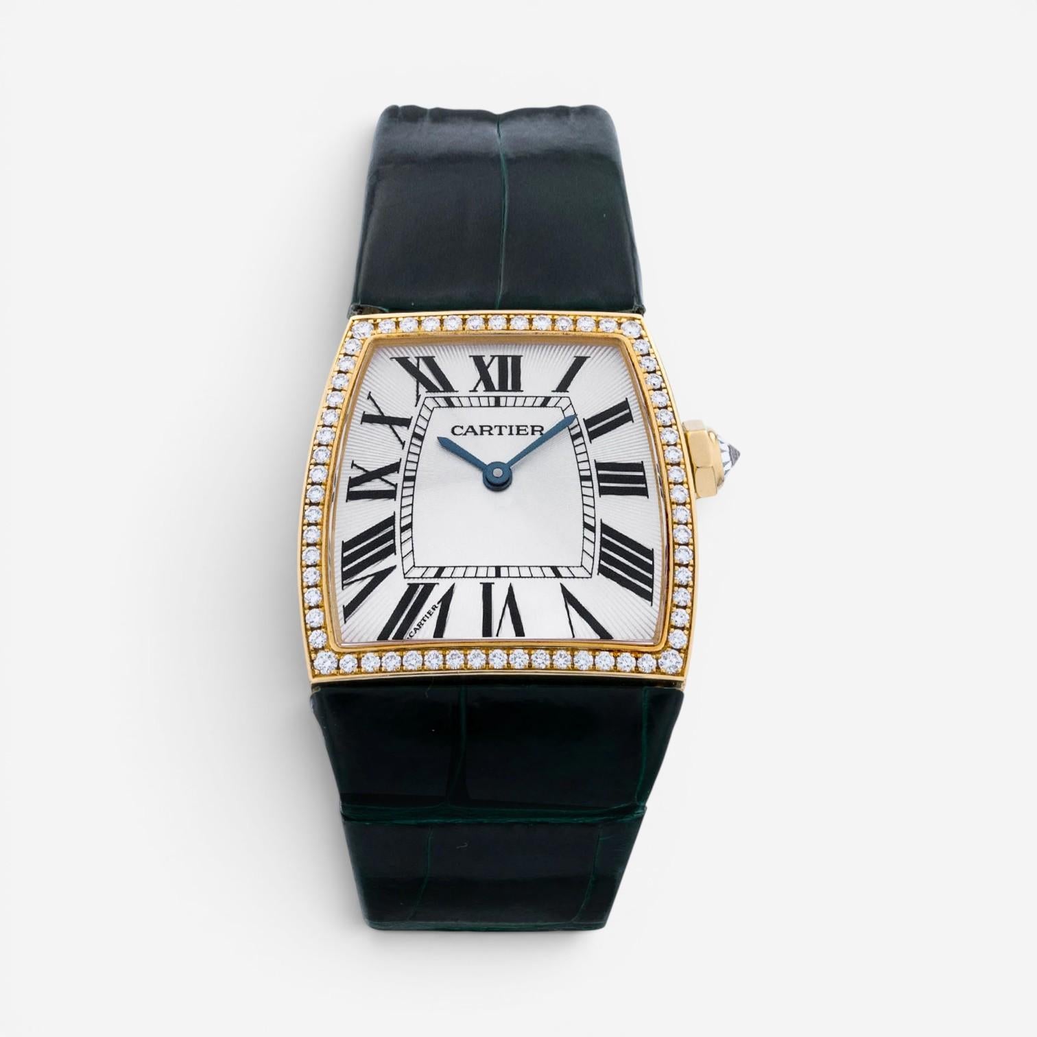 Cartier La Doña 18K Yellow Gold Diamond Quartz Ladies Watch WE600251