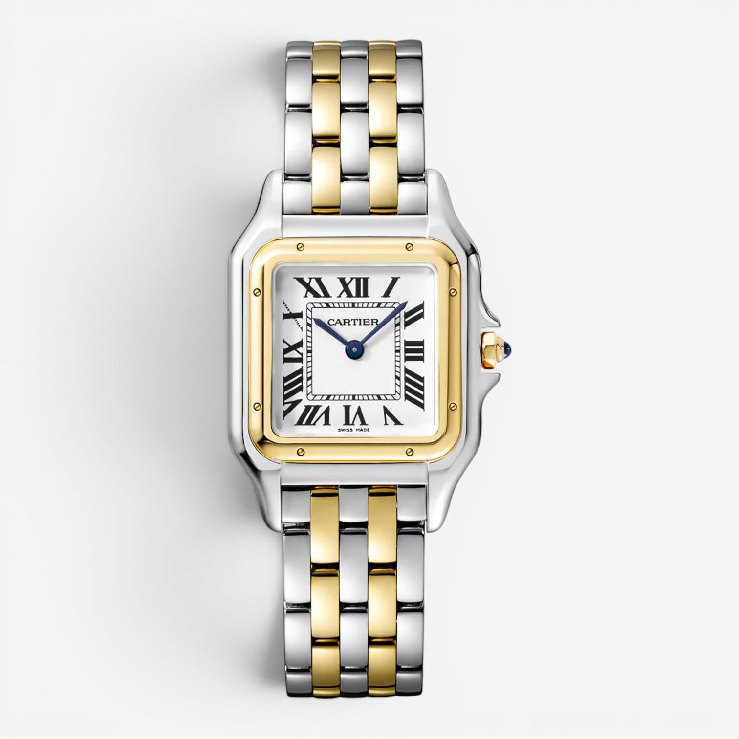 Cartier Panthère 18K Yellow Gold & Stainless Steel Quartz Ladies Watch W2PN000