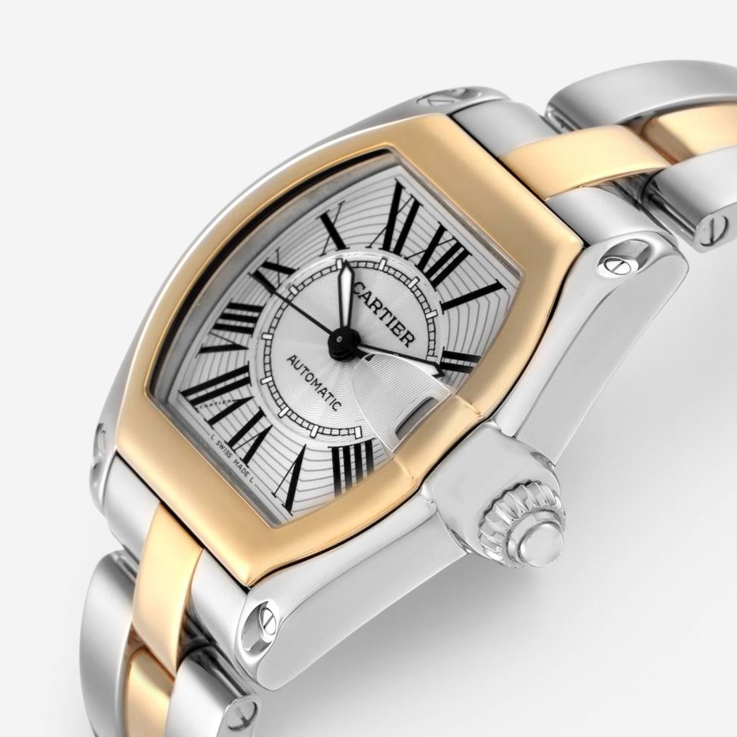 Cartier Roadster Stainless Steel Manual Wind Unisex Watch W62031Y4 — view 2