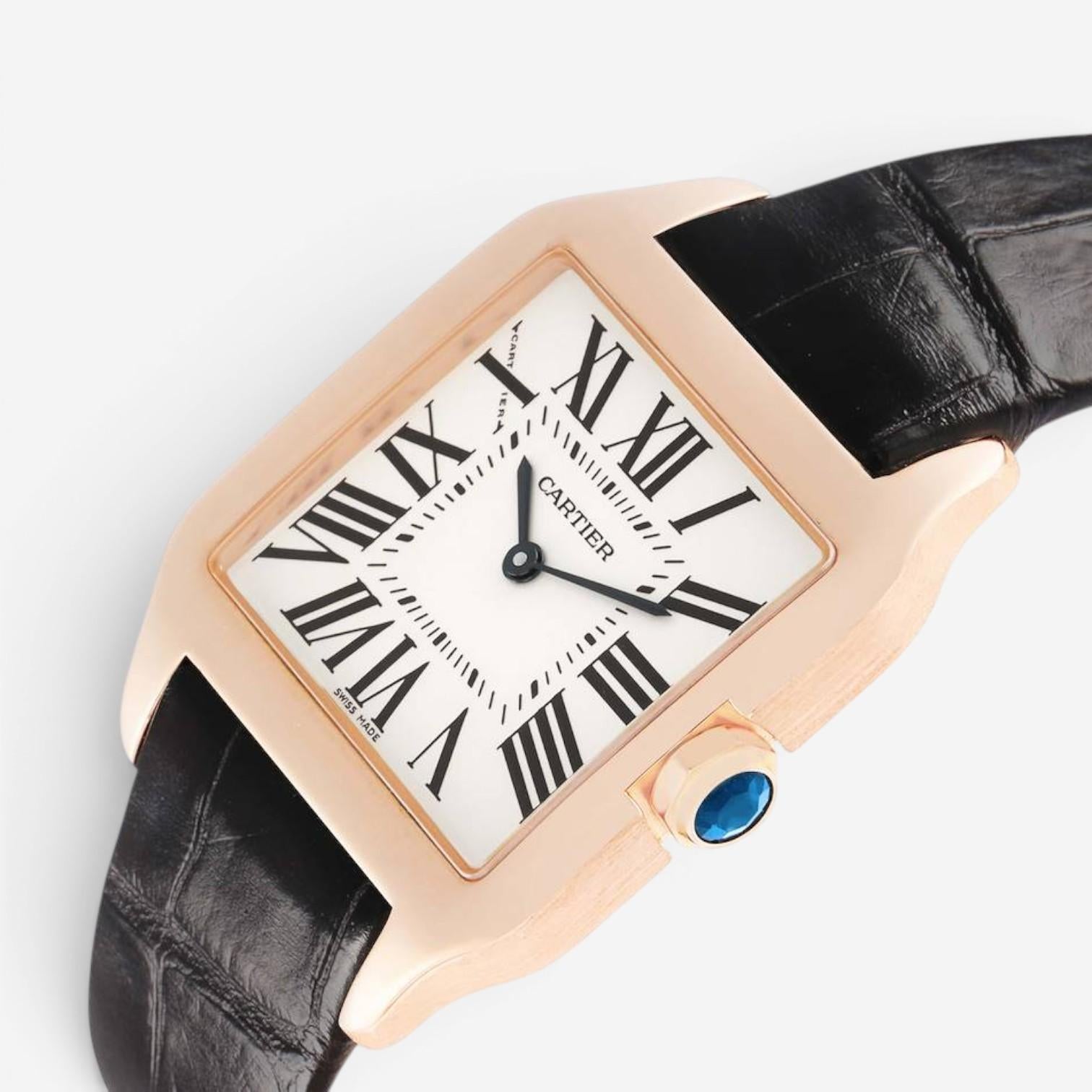 Cartier Santos Dumont 18K Rose Gold Quartz Men's Watch W2009251 — view 2