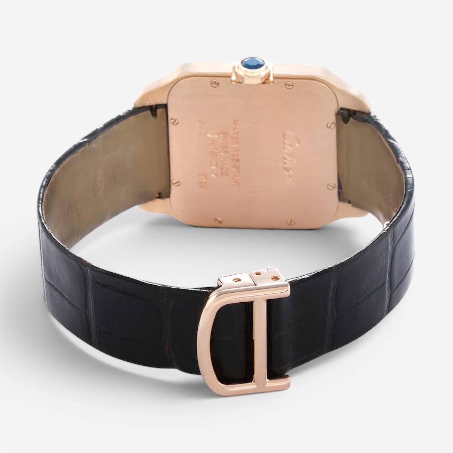 Cartier Santos Dumont 18K Rose Gold Quartz Men's Watch W2009251 — view 3
