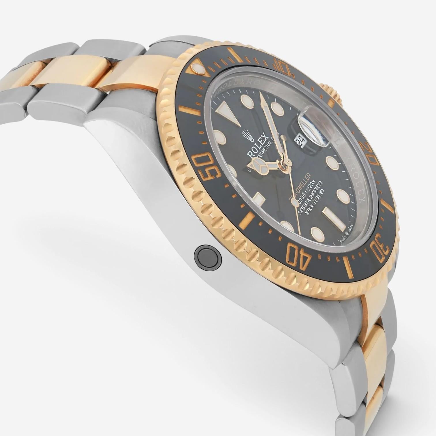 Rolex Sea-Dweller 18K Yellow Gold & Stainless Steel Automatic Men's Watch 126603 — view 3