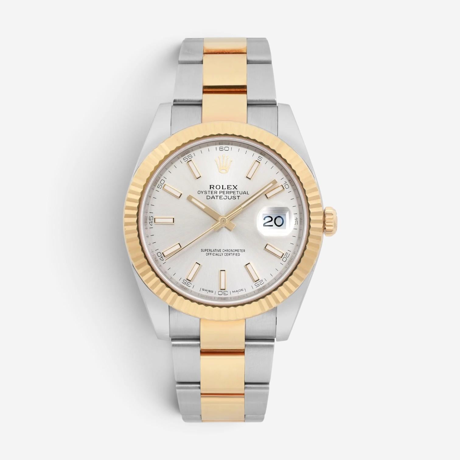 Rolex Datejust 41mm Stainless Steel Automatic Men's Watch 126333-0001