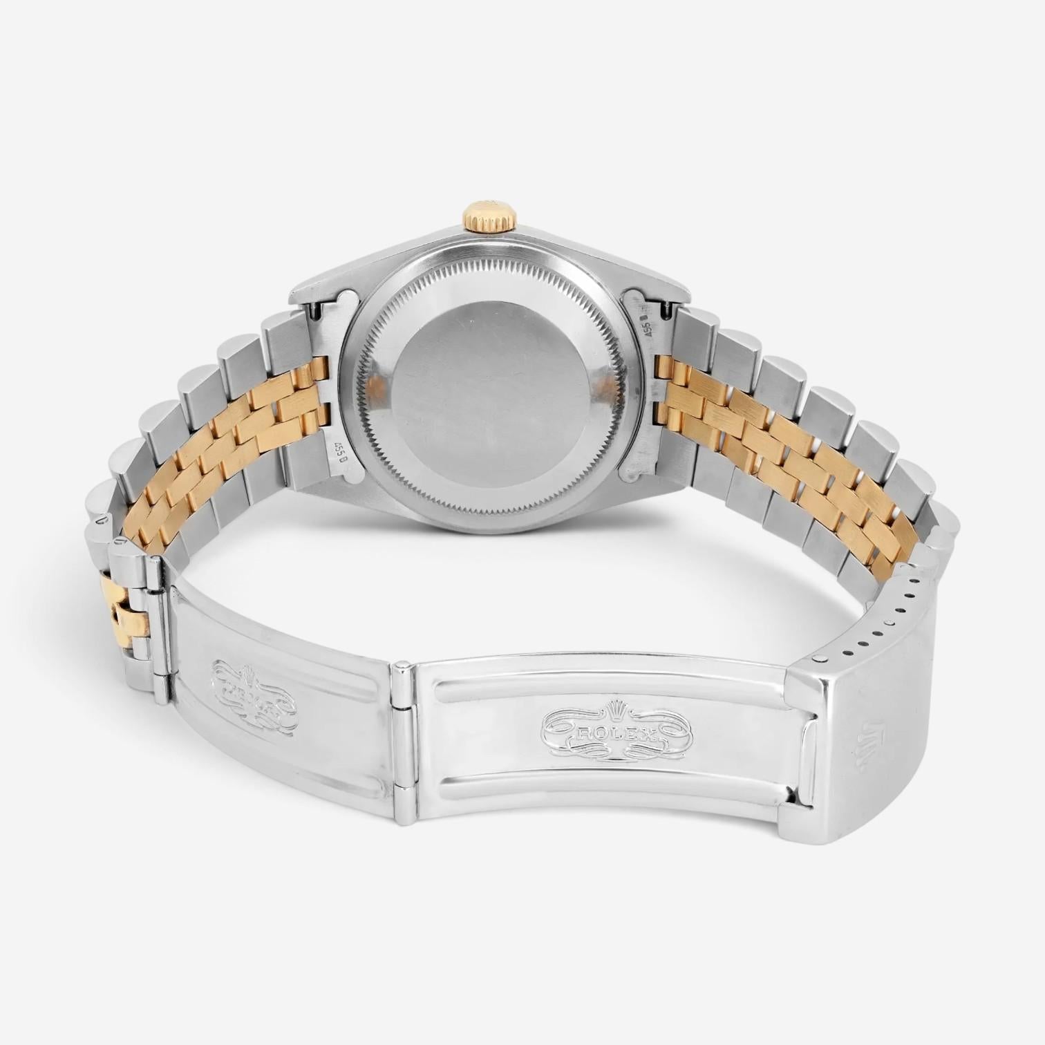 Rolex Datejust 36mm Stainless Steel Automatic Unisex Watch 16233 — view 5
