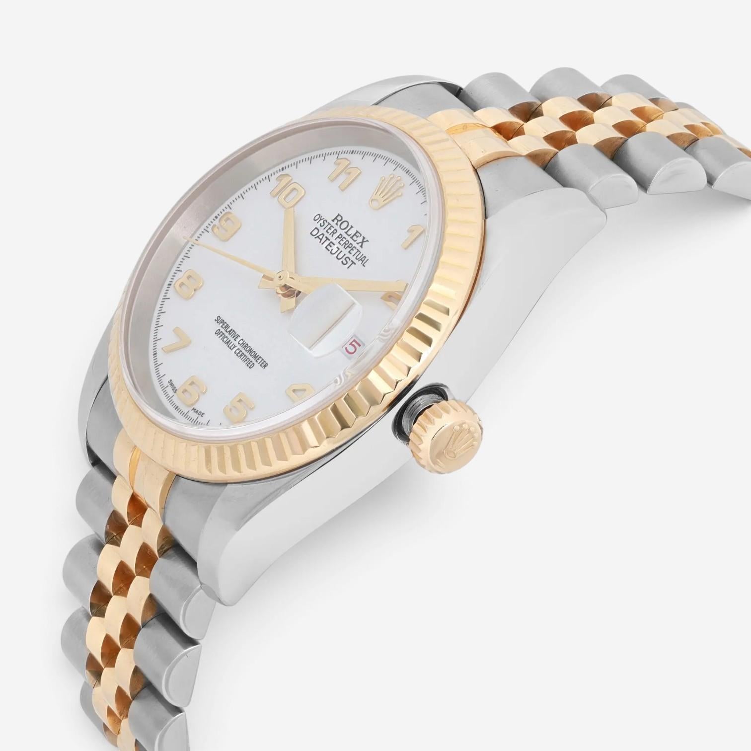 Rolex Datejust 36mm Stainless Steel Automatic Unisex Watch 116233 — view 2