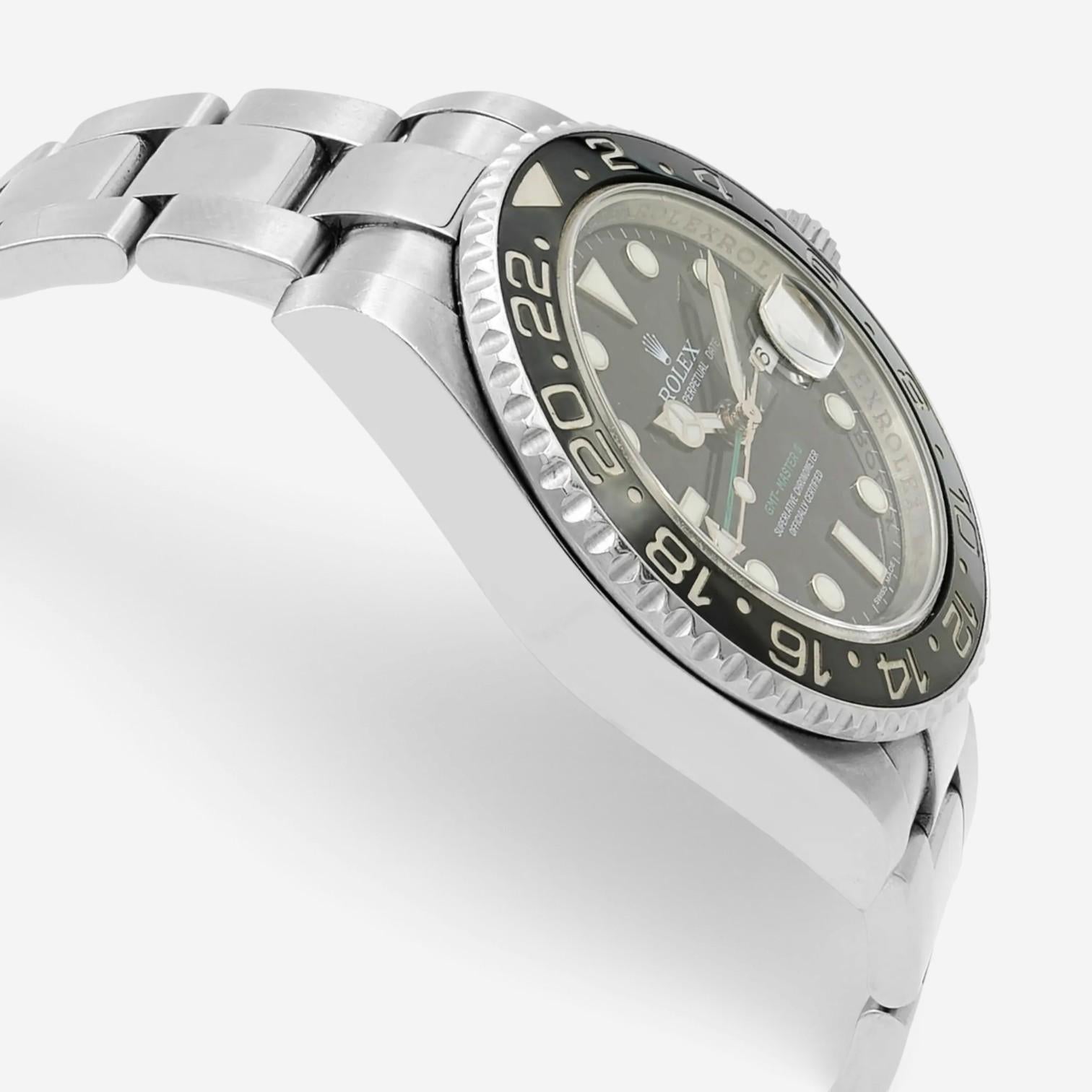 Rolex GMT-Master II Stainless Steel Automatic Men's Watch 116710LN — view 3