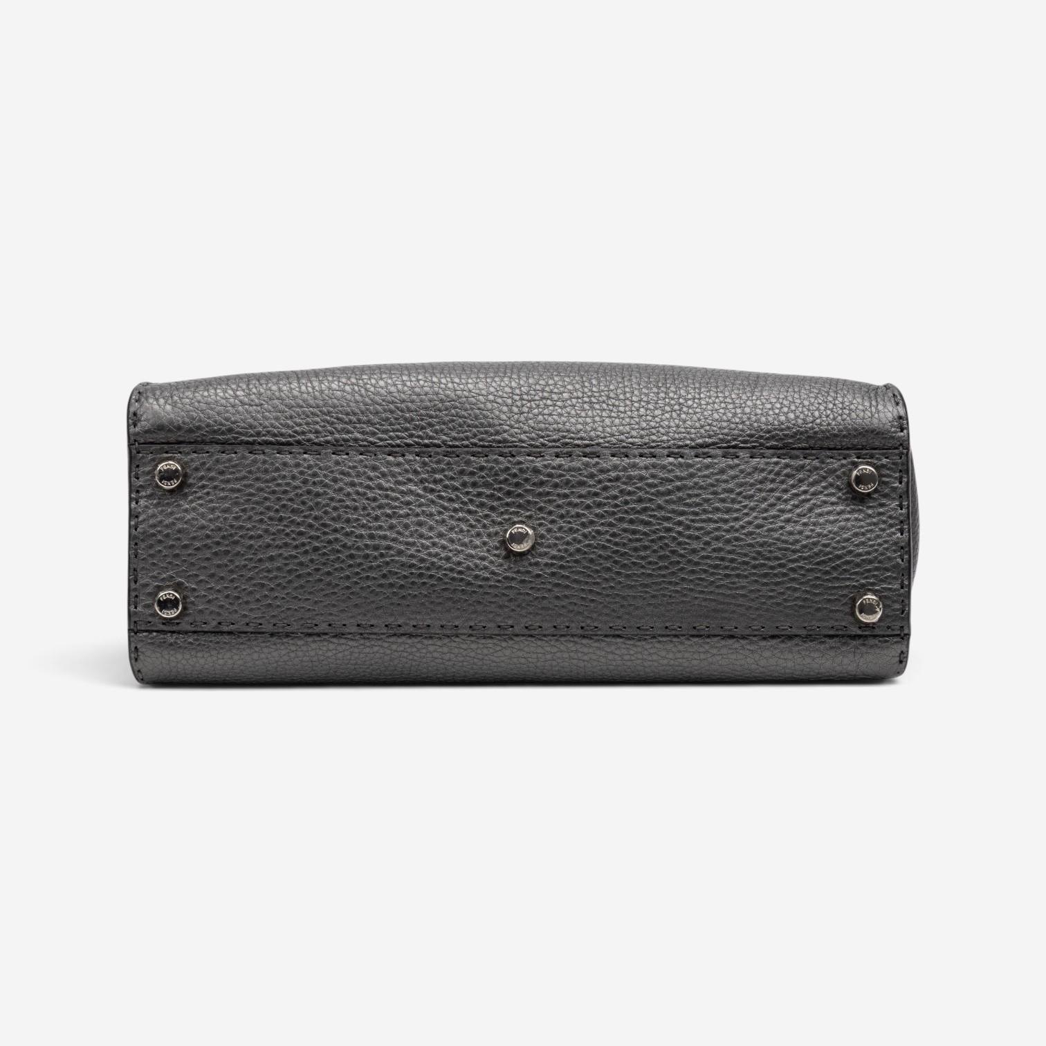 Fendi Peekaboo Pebbled Calfskin Leather Medium Selleria Bag GTU0759 — view 5